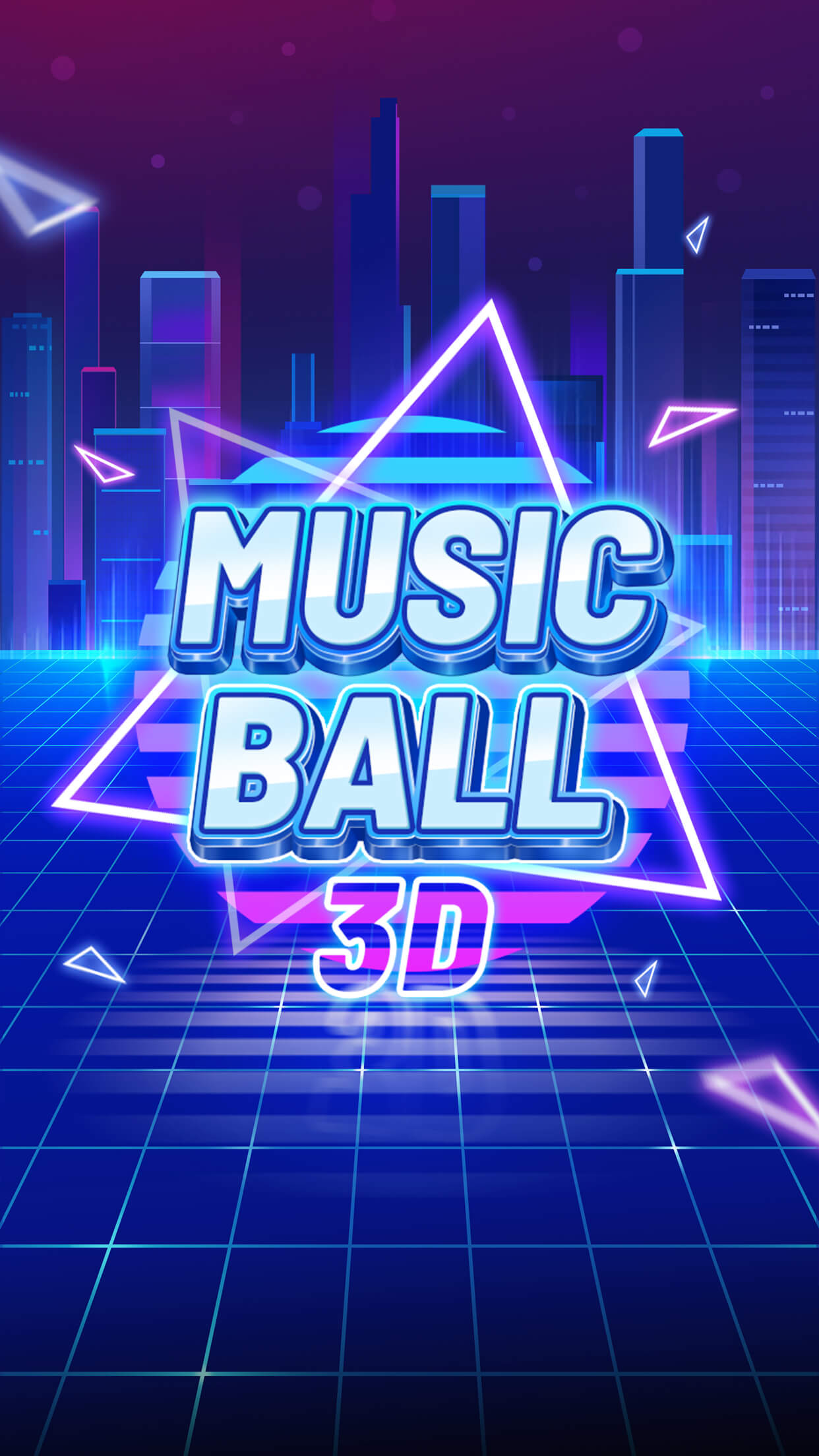 اسکرین شات 1 بازی Music Ball 3D- Music Rush Game