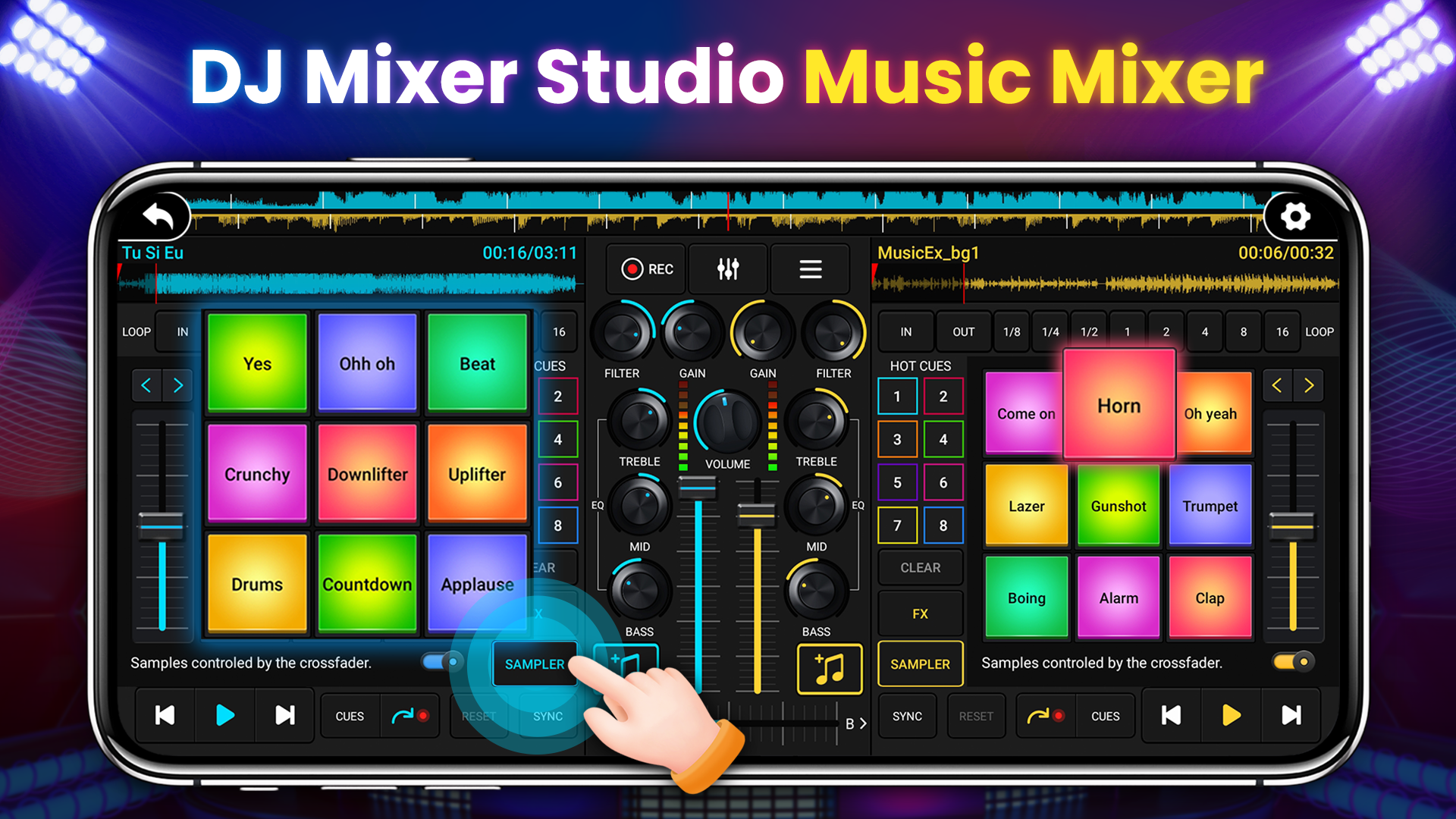 اسکرین شات 3 برنامه DJ Mixer Studio - DJ Music Mix