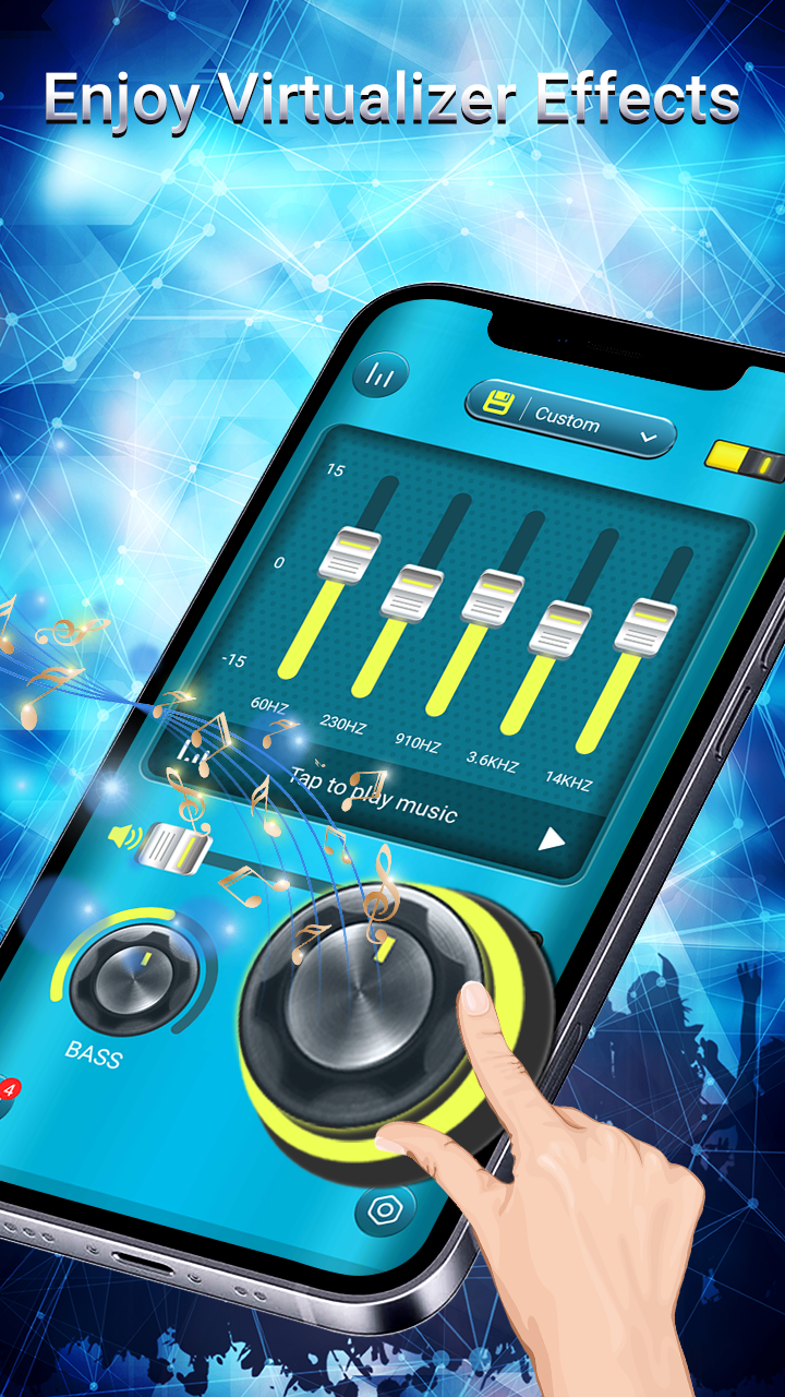 اسکرین شات 4 برنامه Equalizer - Bass Booster&Music