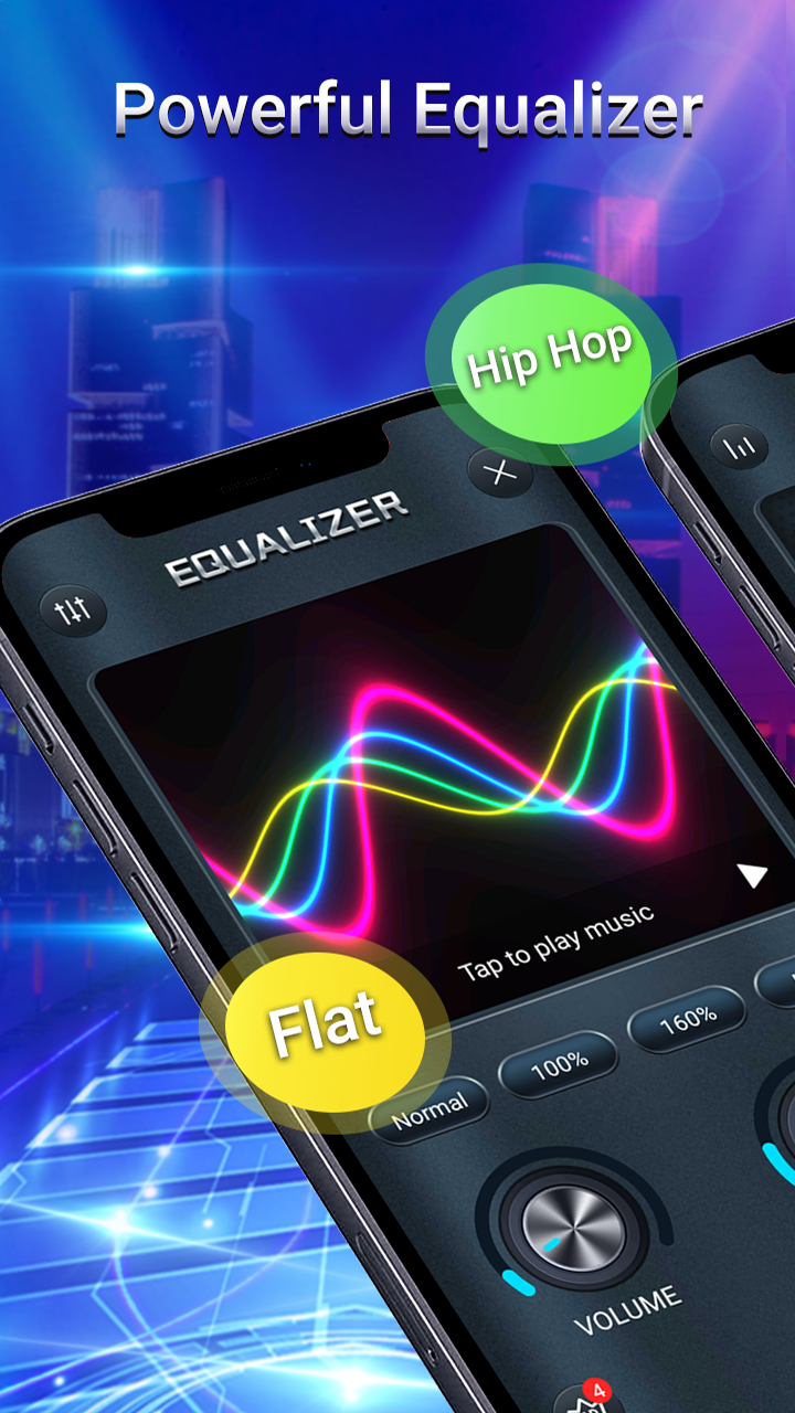 اسکرین شات 1 برنامه Equalizer - Bass Booster&Music
