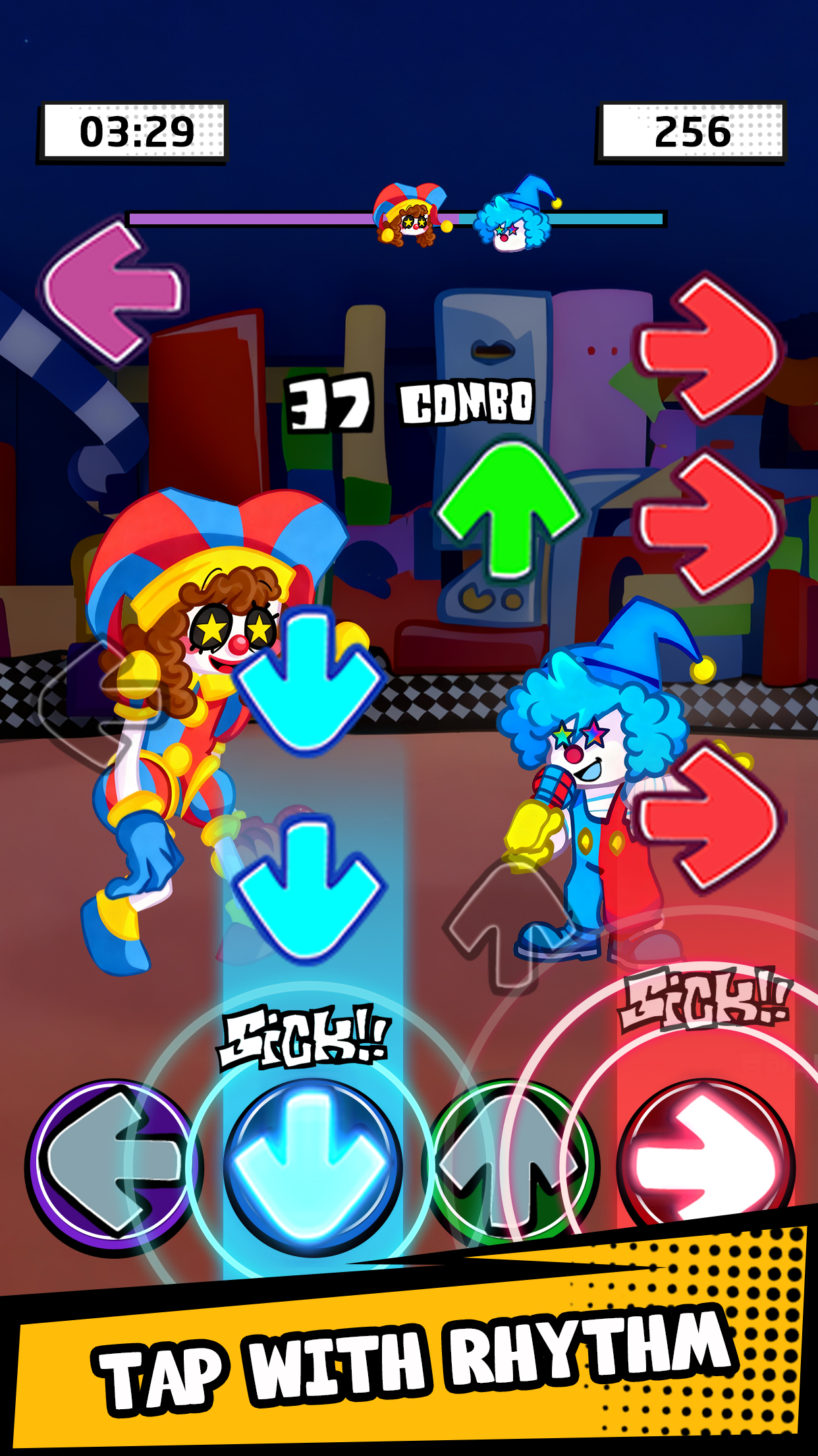 اسکرین شات 2 بازی Music Beat Night Show