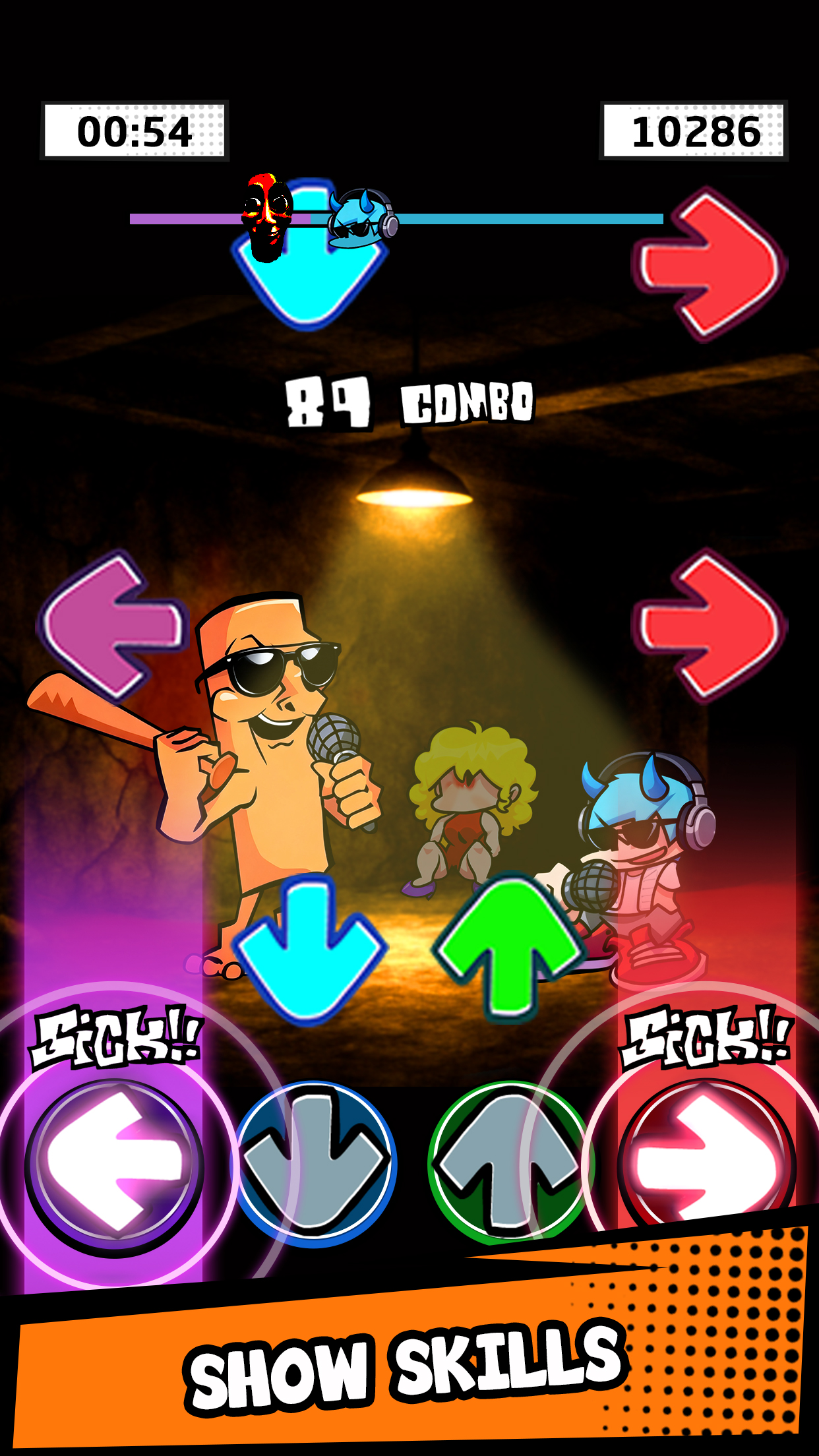 اسکرین شات 1 بازی Music Beat Night Show