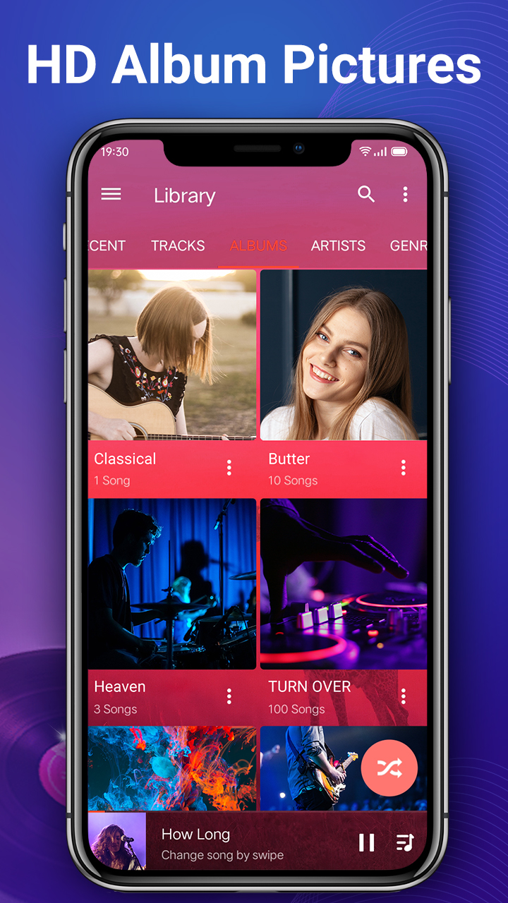 اسکرین شات 4 برنامه Music Player-Echo Audio Player