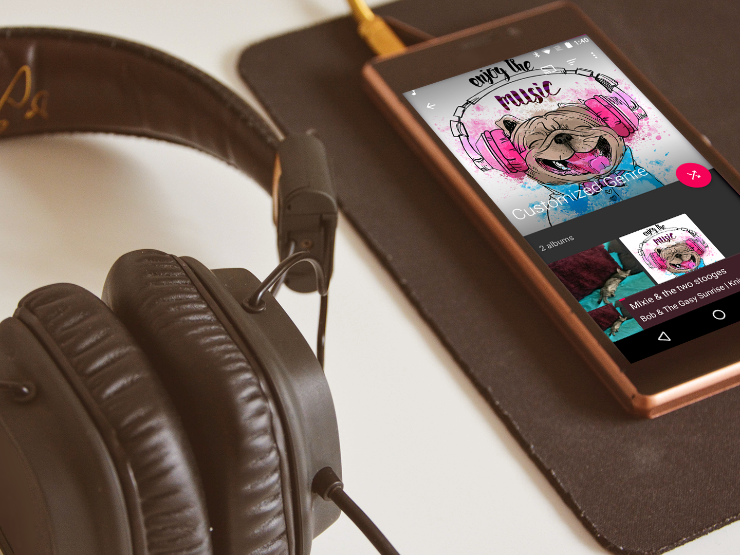 اسکرین شات 3 برنامه Fuel Music Player・Audio Player