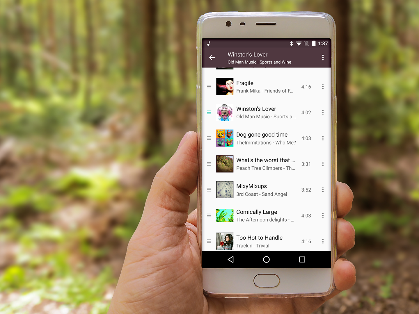 اسکرین شات 5 برنامه Fuel Music Player・Audio Player