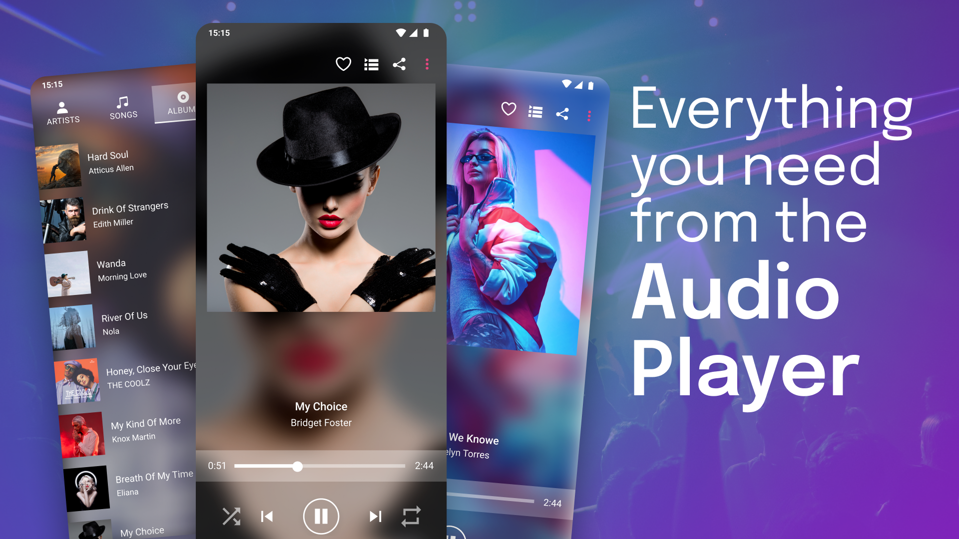 اسکرین شات 8 برنامه Audio & Music Player