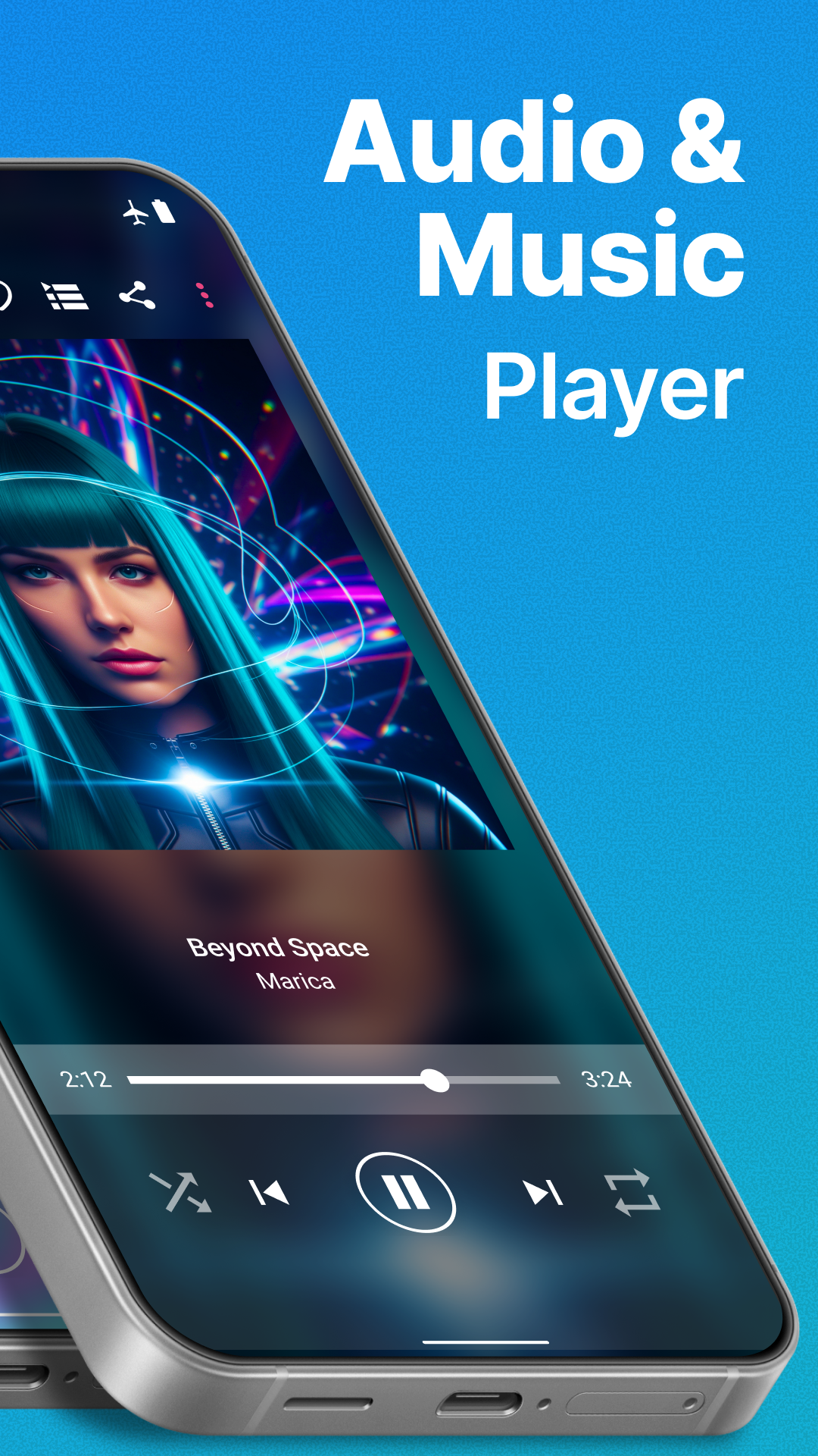 اسکرین شات 7 برنامه Audio Player