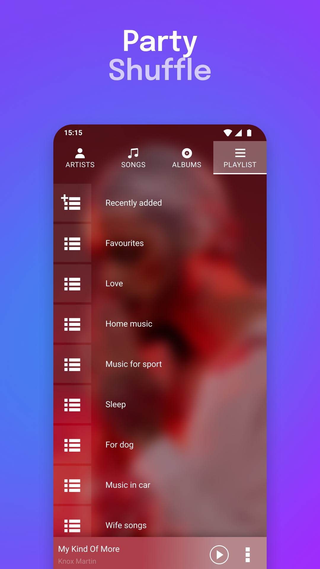 اسکرین شات 4 برنامه Audio & Music Player