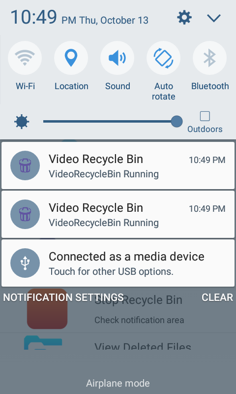 اسکرین شات 3 برنامه Video Recycle Bin