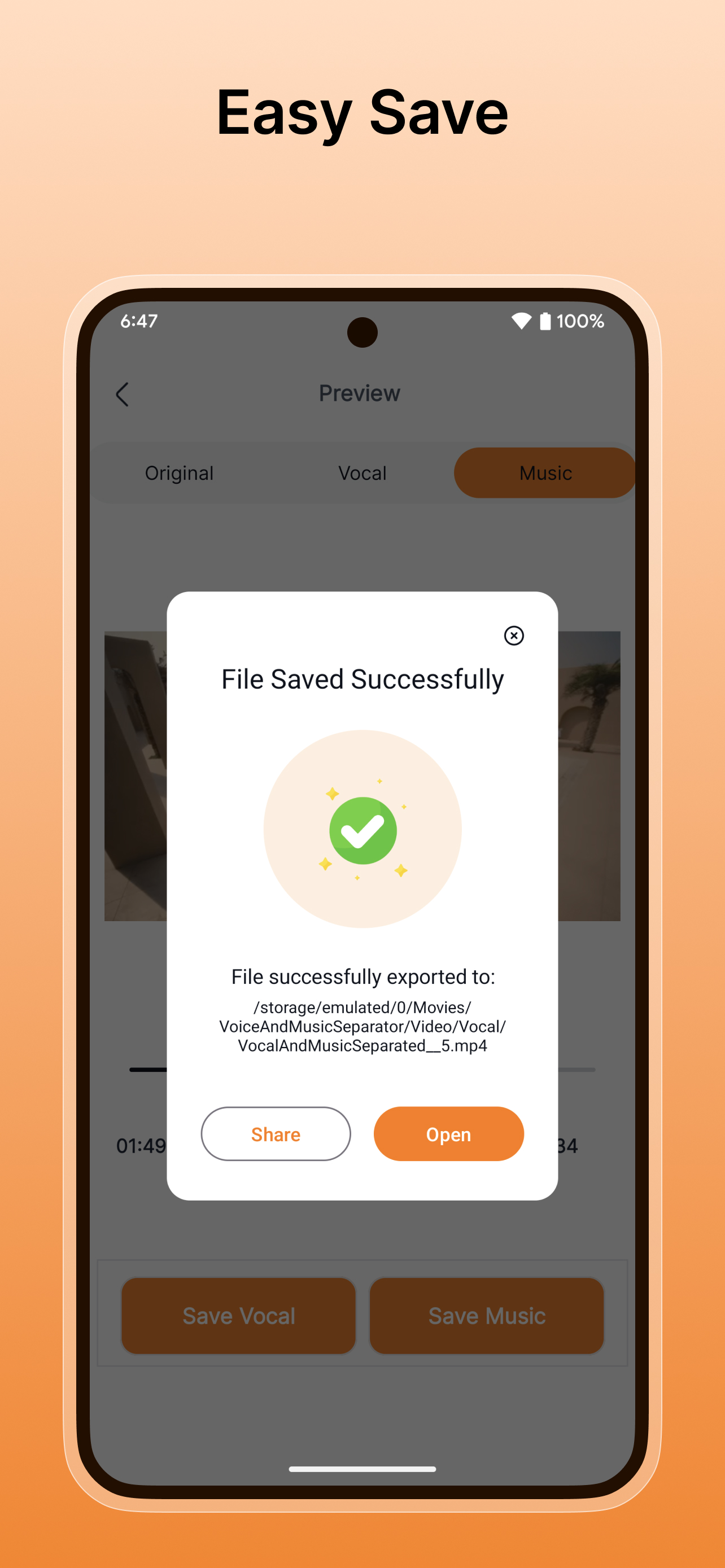 اسکرین شات 6 برنامه Vocal Remover Music Separator