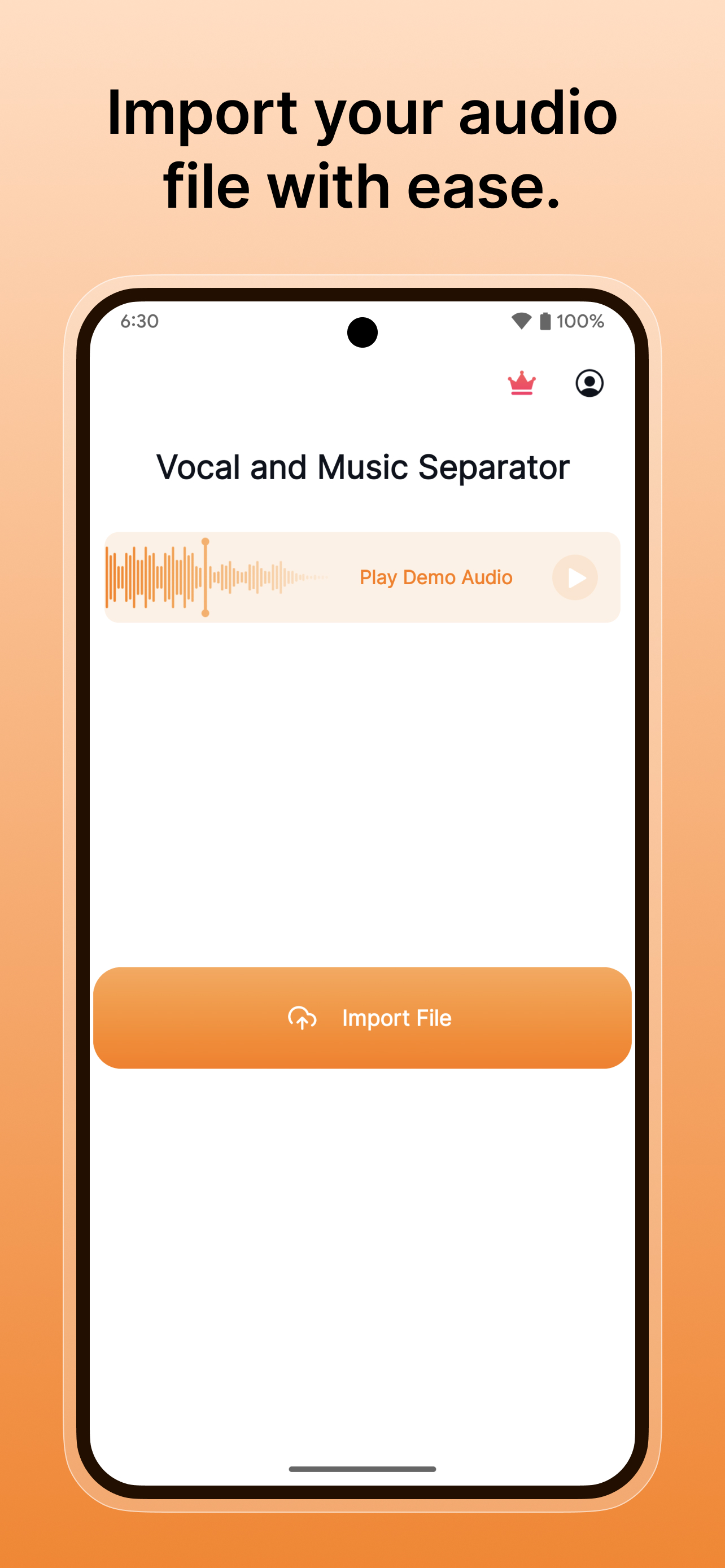 اسکرین شات 3 برنامه Vocal Remover Music Separator