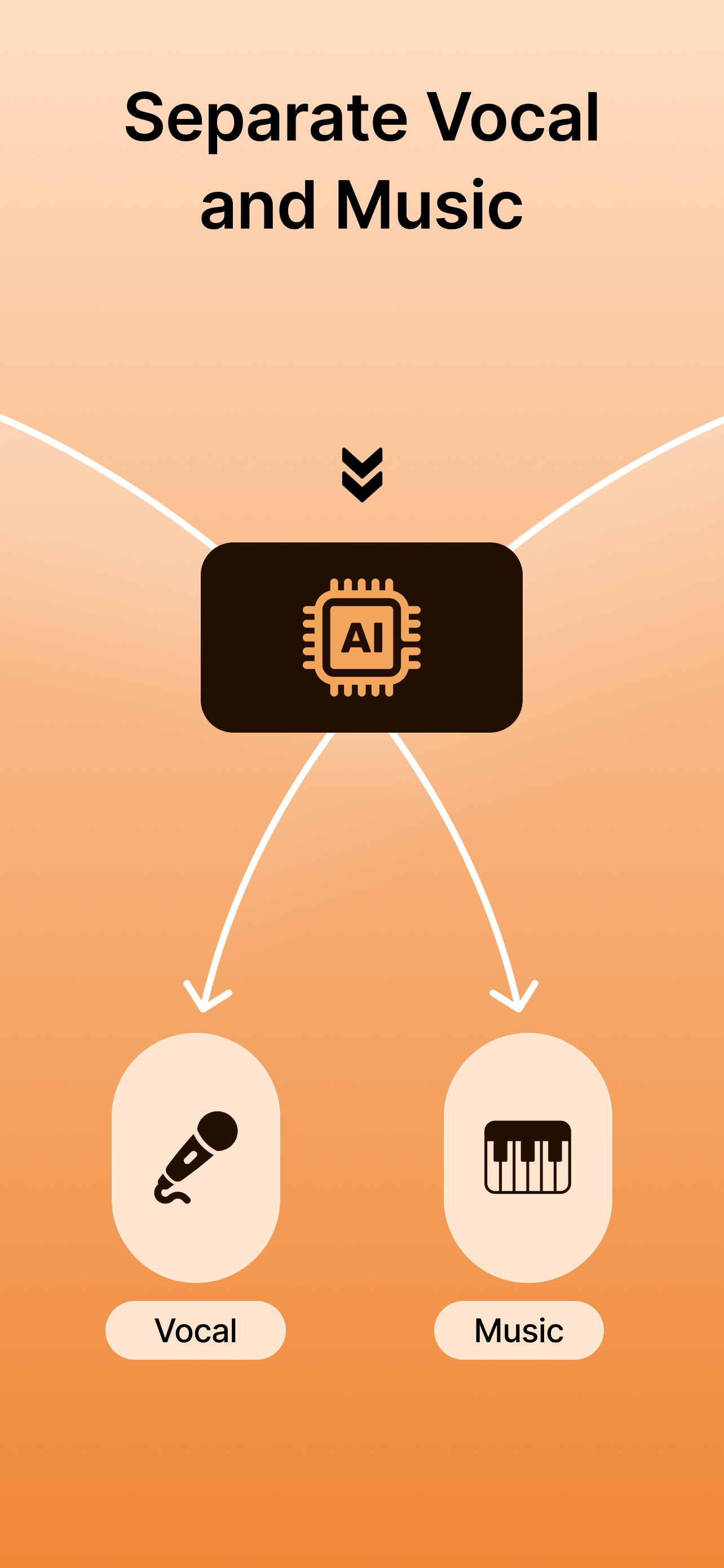 اسکرین شات 1 برنامه Vocal Remover Music Separator