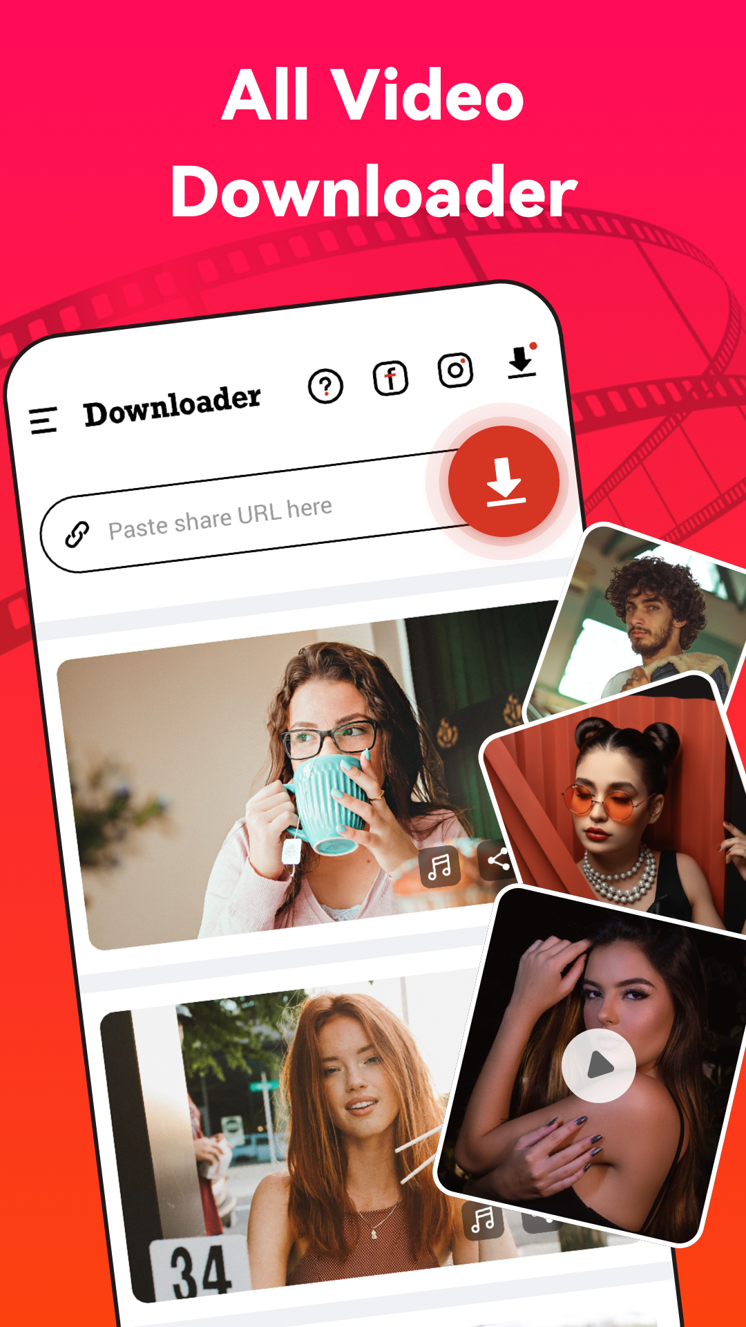 اسکرین شات 1 برنامه Video Downloader for Instagram