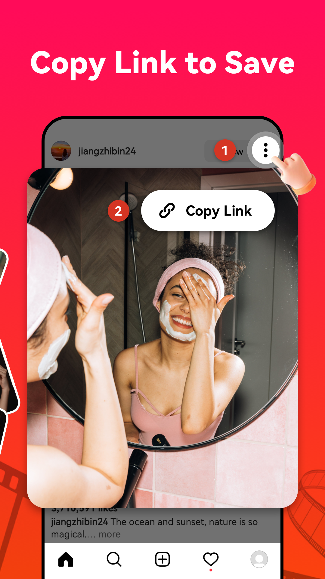 اسکرین شات 2 برنامه Video Downloader for Instagram