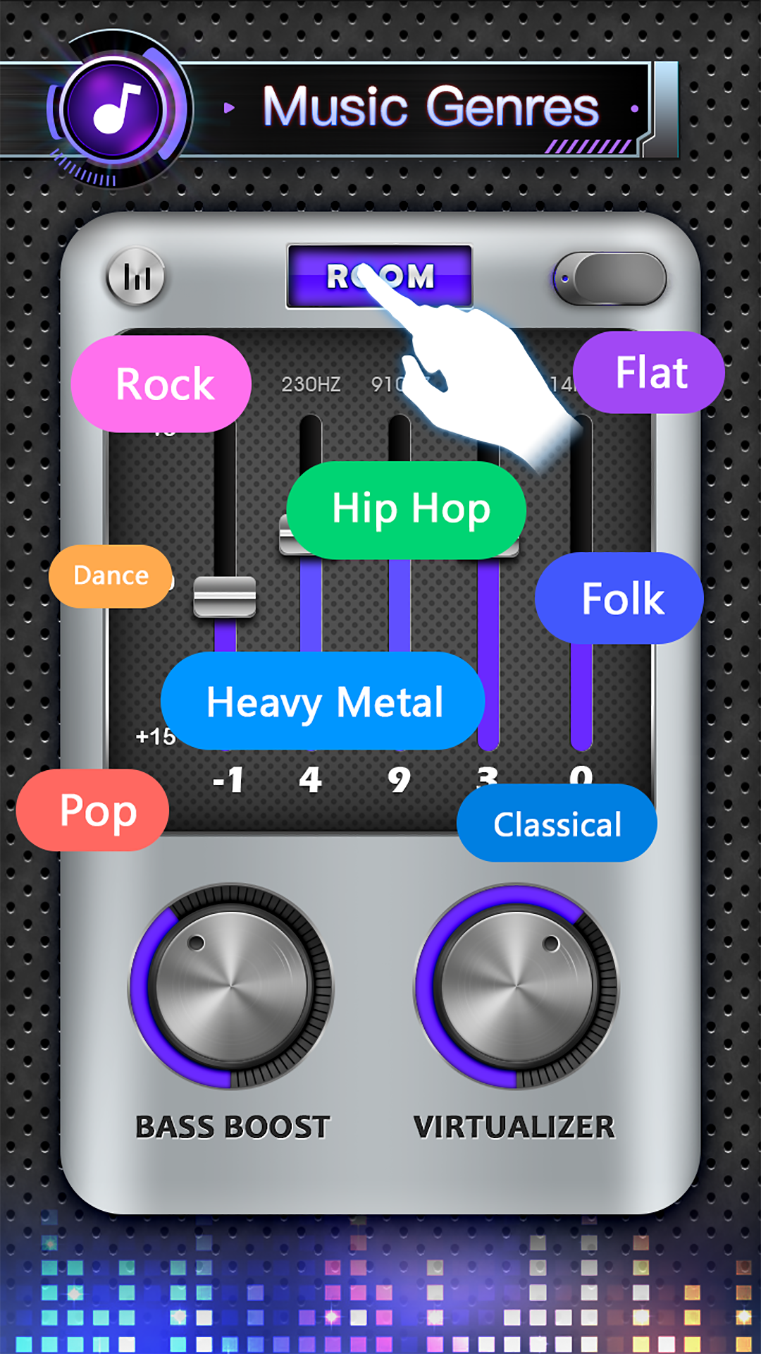 اسکرین شات 3 برنامه Equalizer & Bass Booster