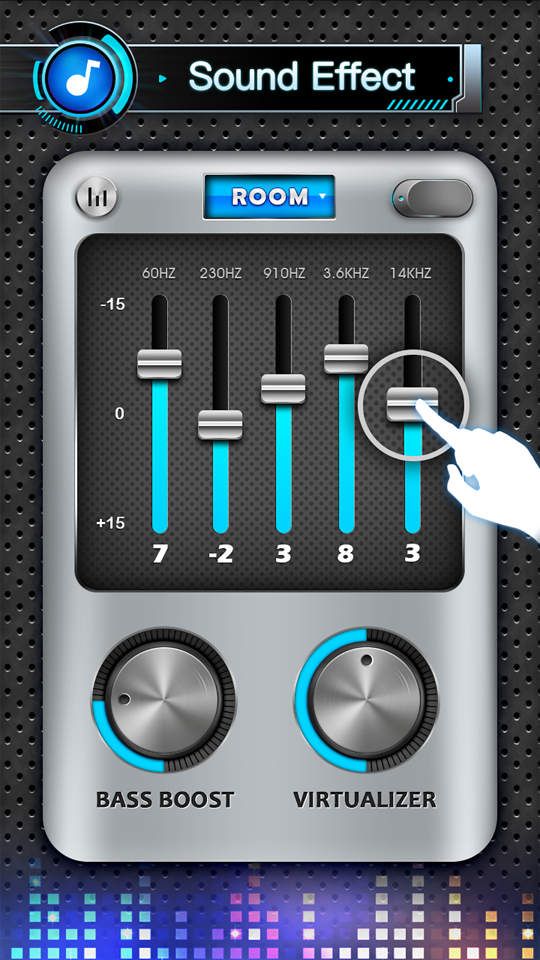 اسکرین شات 2 برنامه Equalizer & Bass Booster