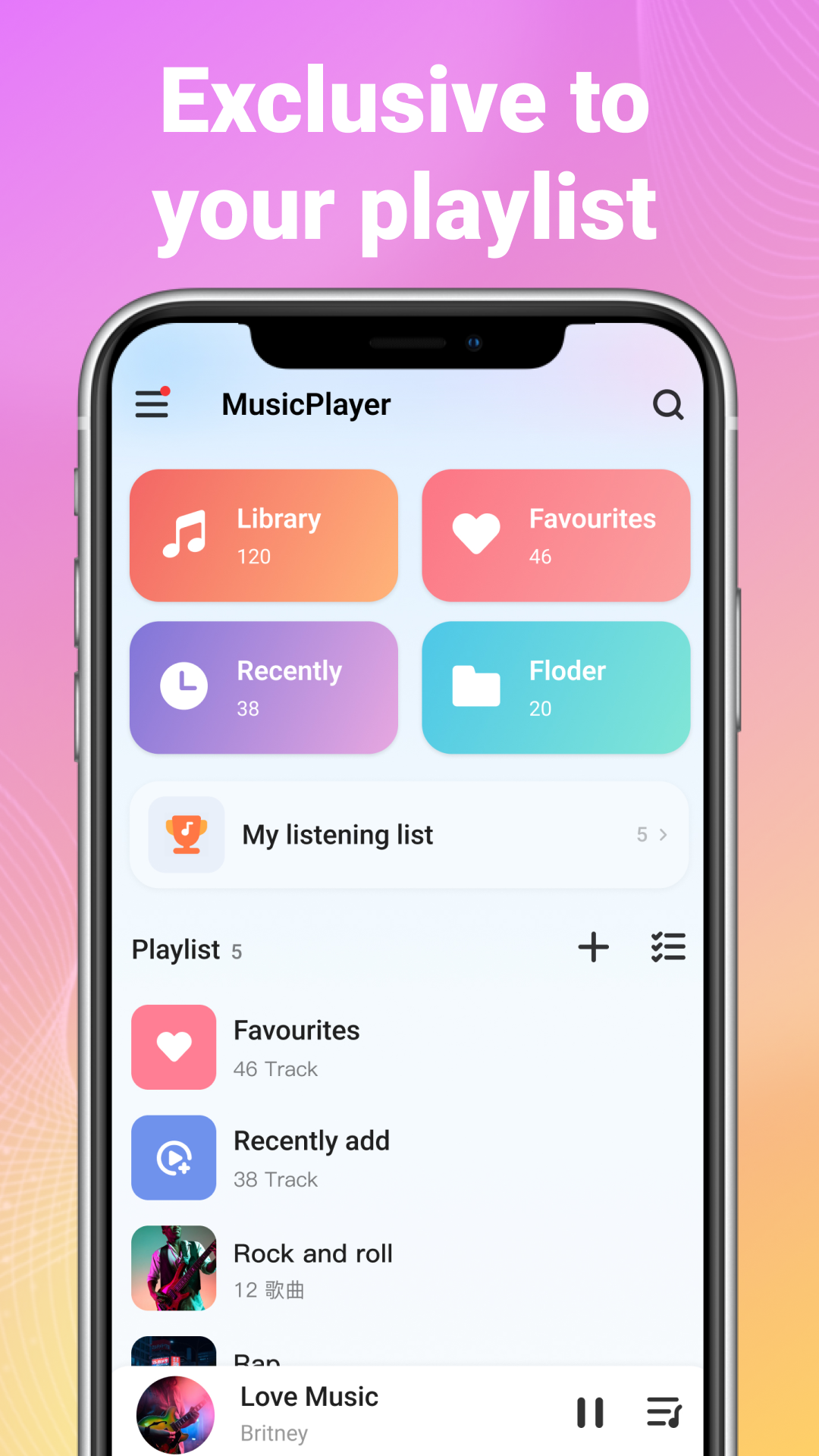 اسکرین شات 2 برنامه Music & Video Player with EQ