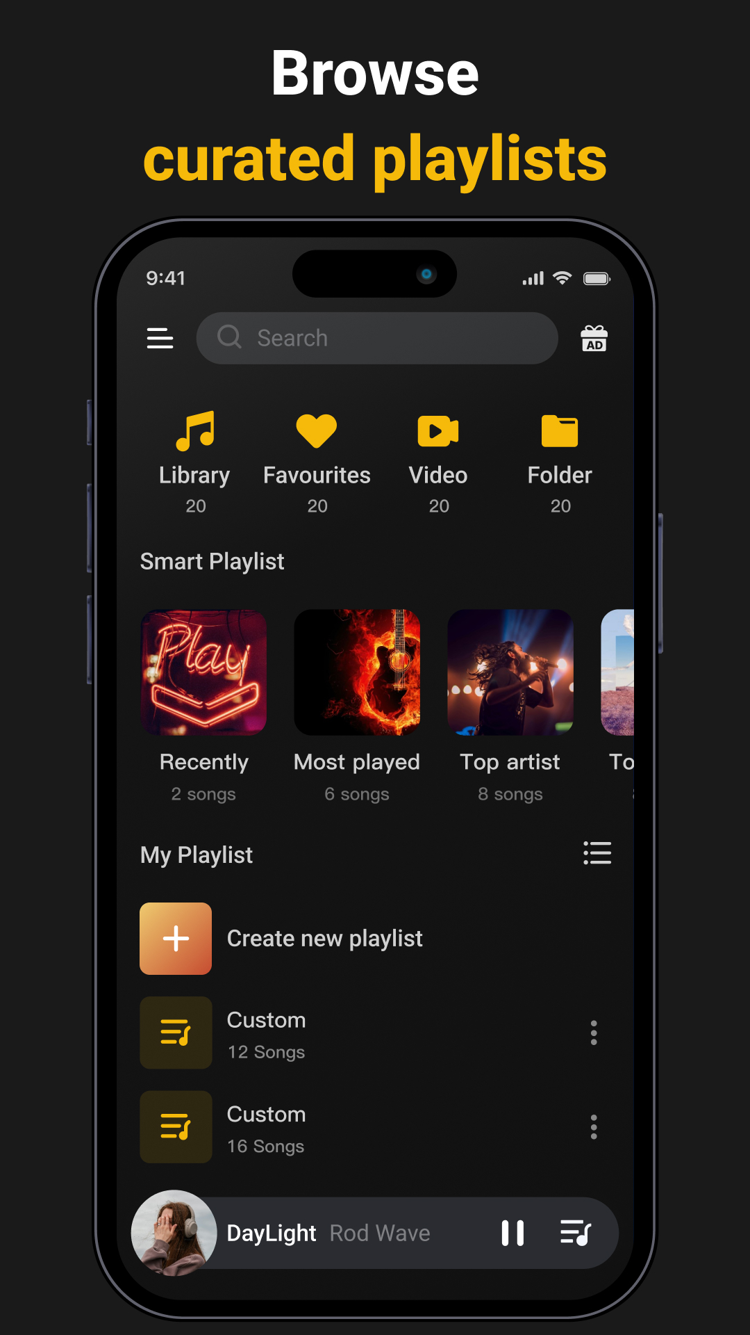 اسکرین شات 1 برنامه Equalizer Music Player