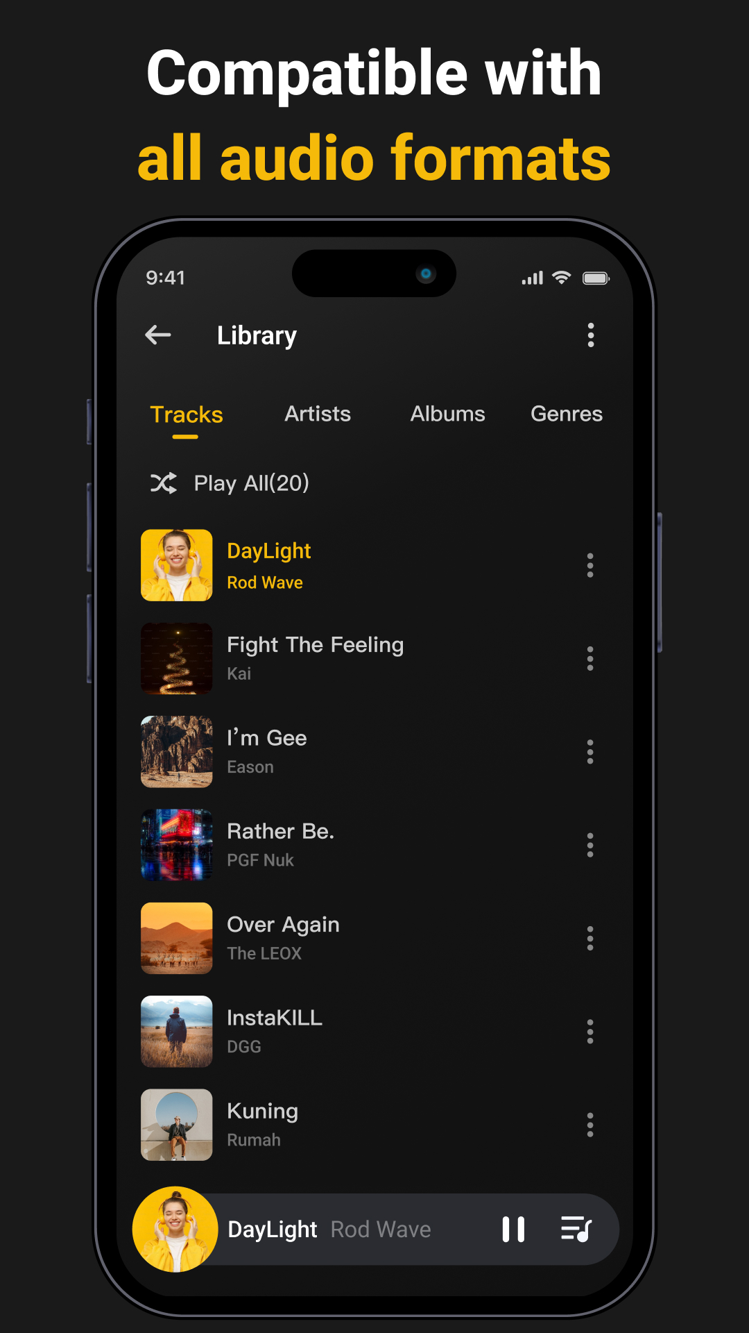 اسکرین شات 2 برنامه Equalizer Music Player
