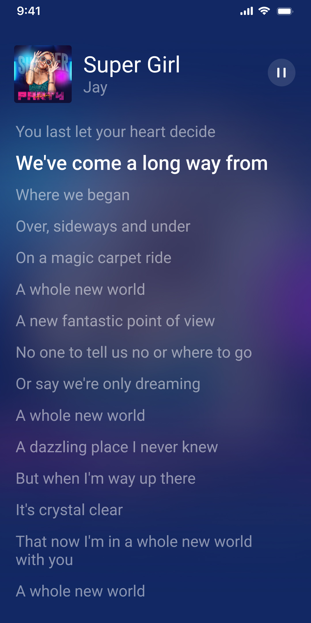 اسکرین شات 4 برنامه Music Player - Mp3 Player