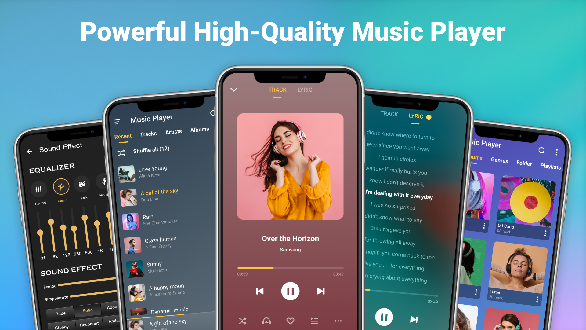 اسکرین شات 1 برنامه MP3 Player - Music Player
