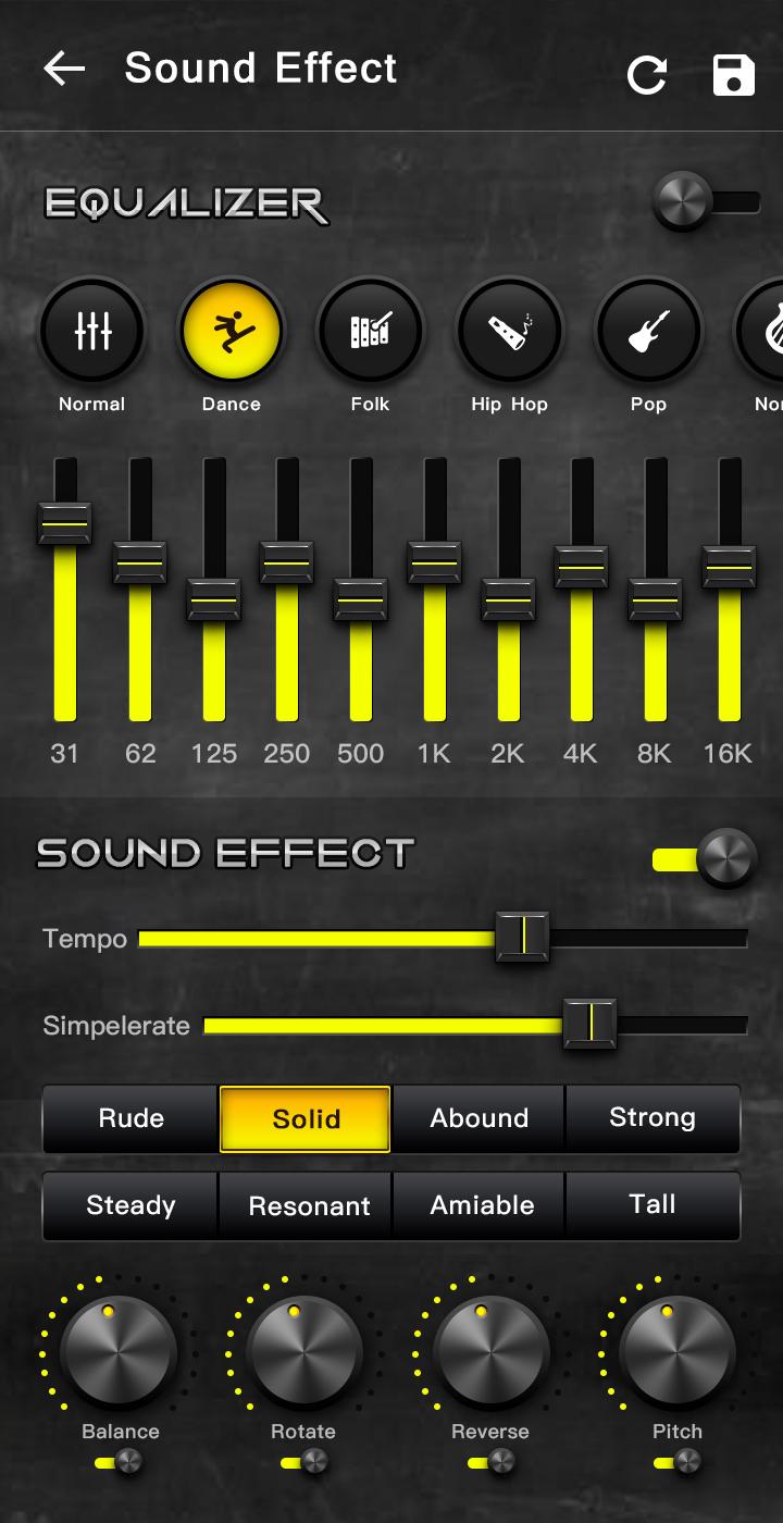 اسکرین شات 4 برنامه Music Player-Echo Audio Player