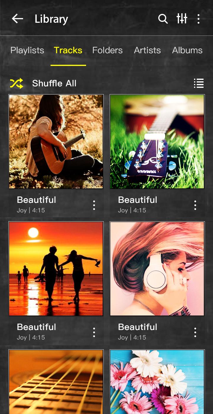 اسکرین شات 5 برنامه Music Player-Echo Audio Player