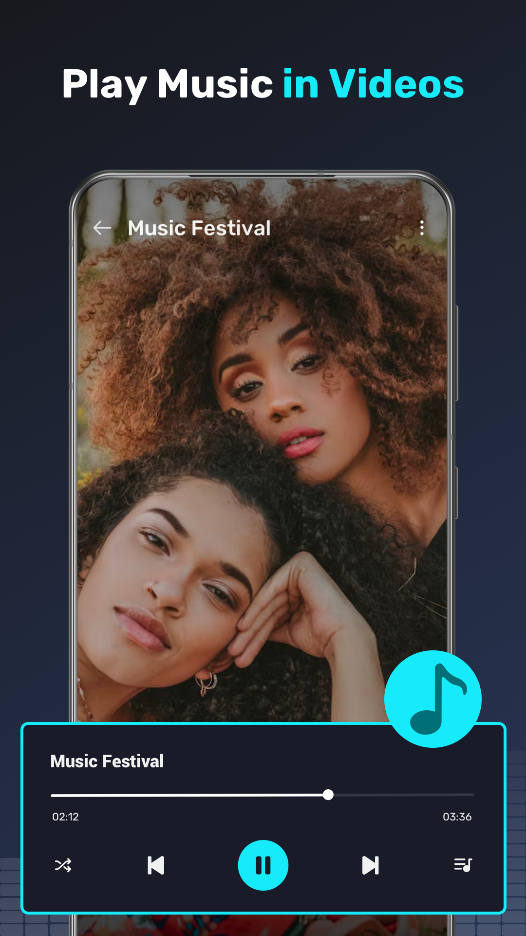 اسکرین شات 8 برنامه Music Player - MP3 Player App
