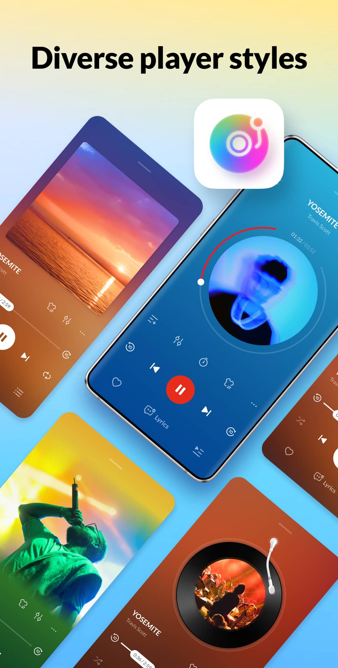 اسکرین شات 6 برنامه Music Player, MP3 Player