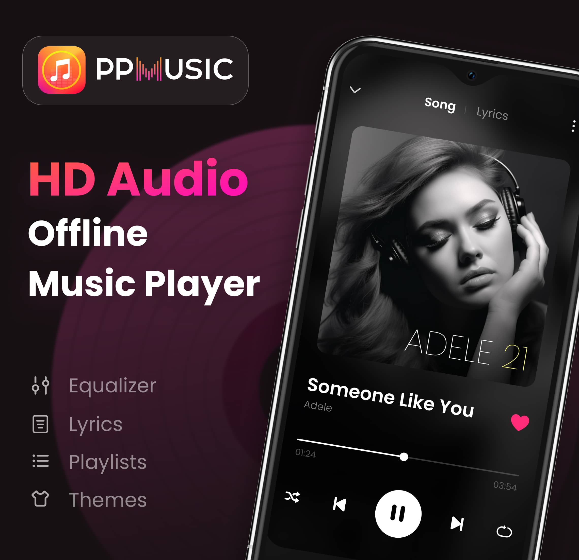 اسکرین شات 1 برنامه Offline Music Player & MP3