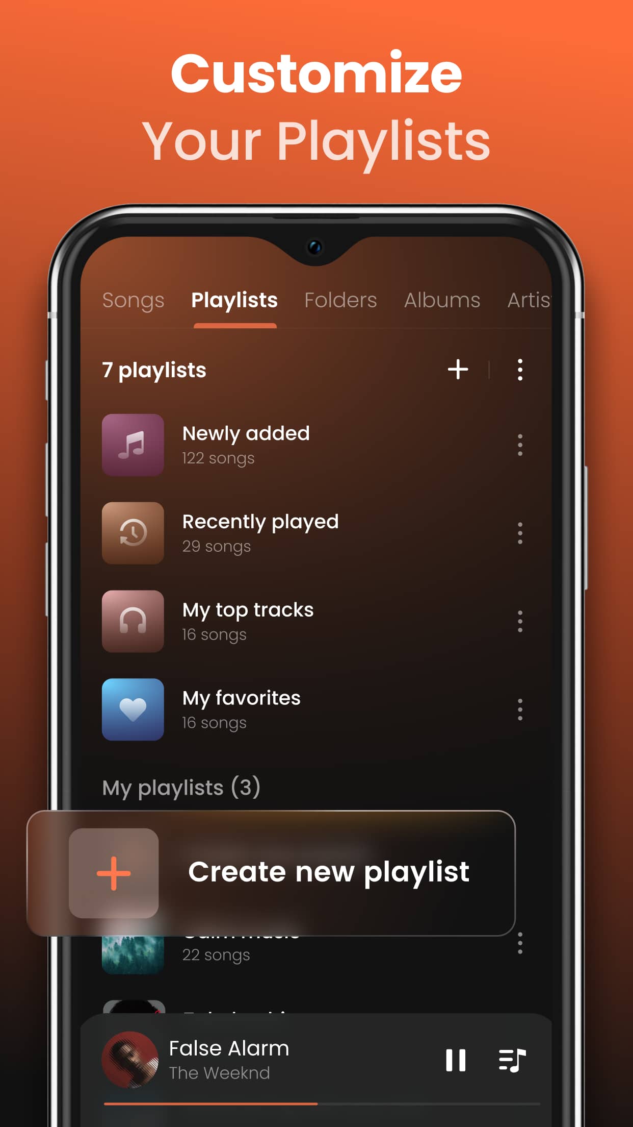 اسکرین شات 5 برنامه Offline Music Player & MP3