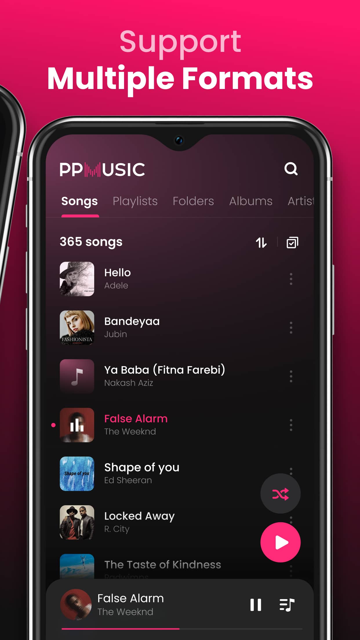 اسکرین شات 2 برنامه Offline Music Player & MP3