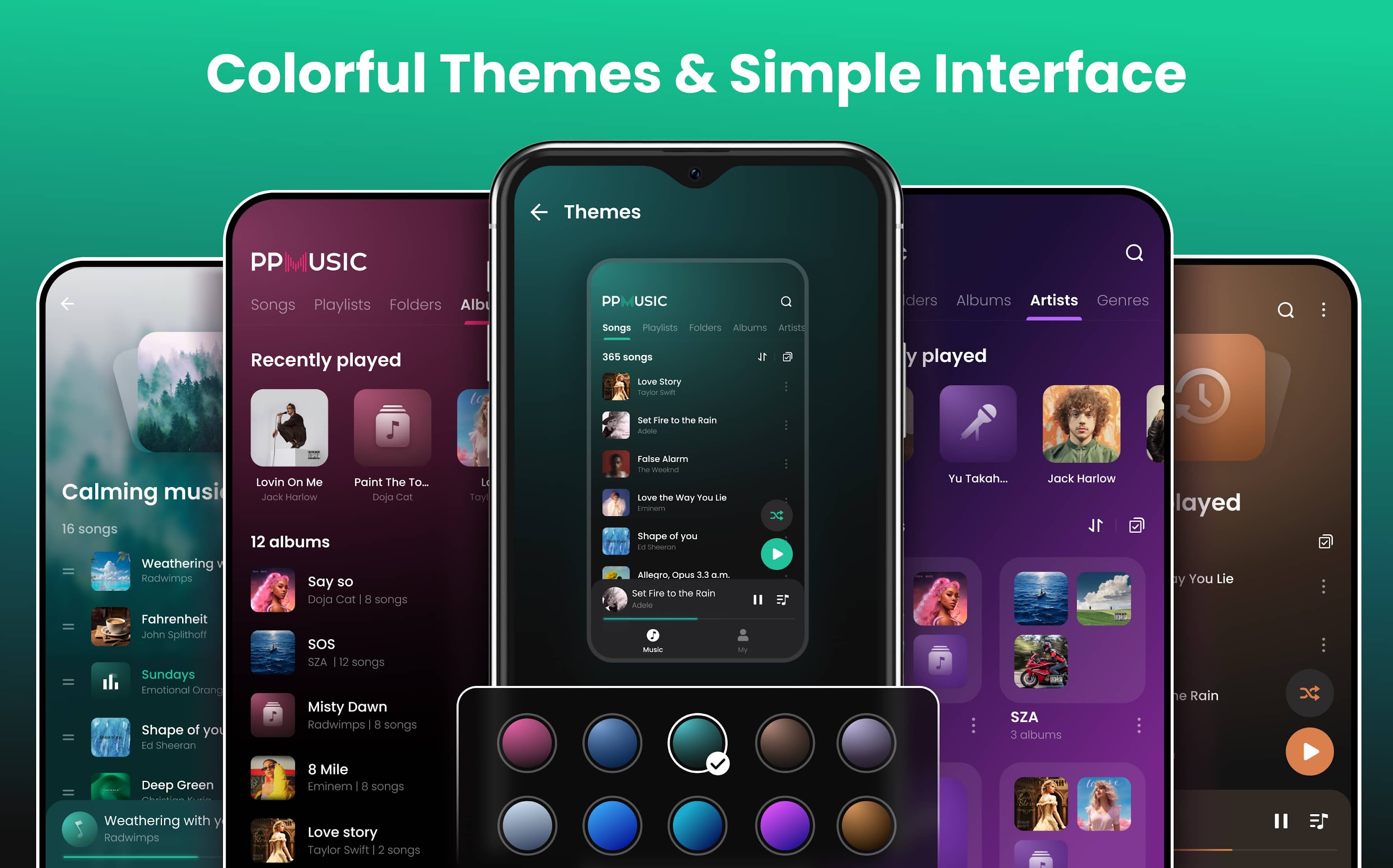 اسکرین شات 6 برنامه Offline Music Player & MP3