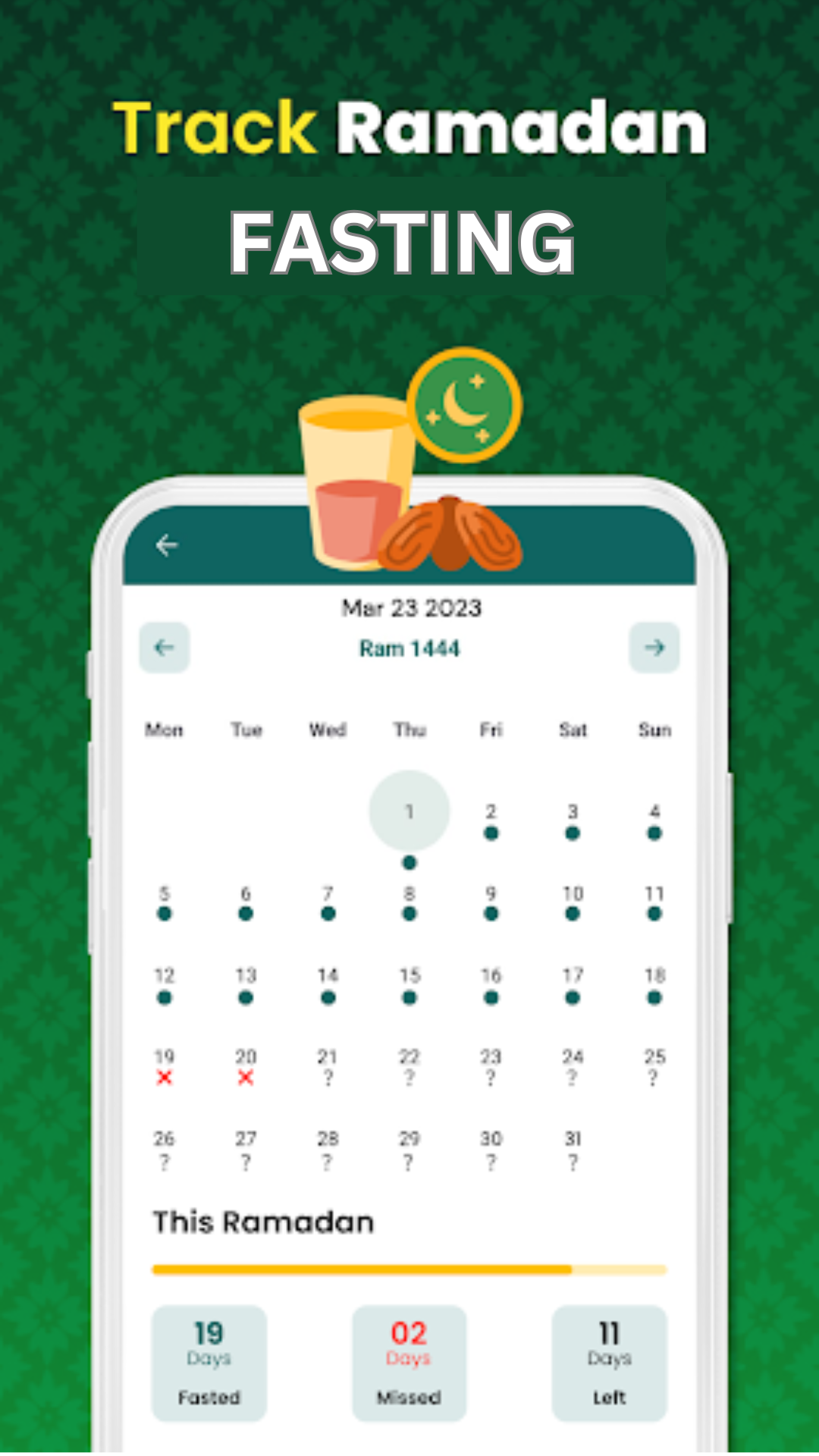 اسکرین شات 1 برنامه Muslim Hub: Prayer Times, Azan