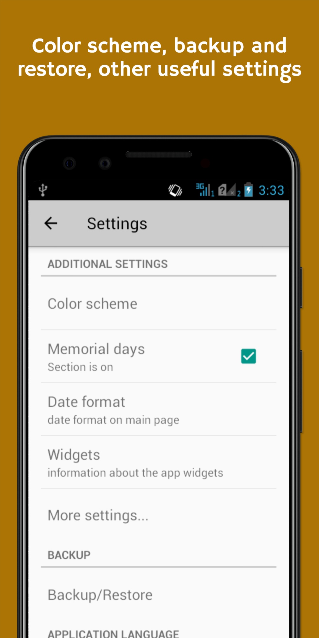 اسکرین شات 6 برنامه Birthdays & Events Reminder