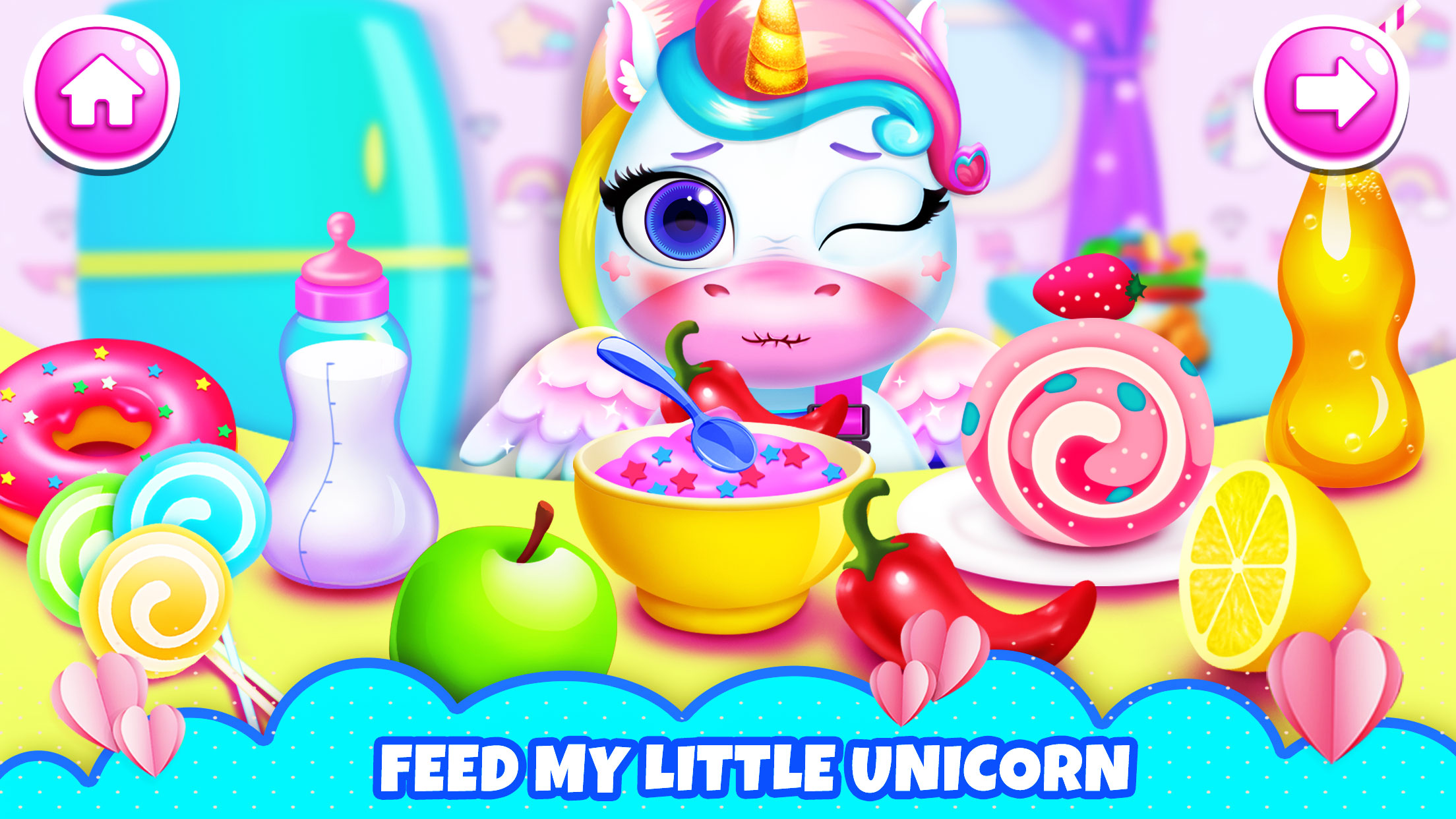 اسکرین شات 1 بازی My Unicorn: Fun Games