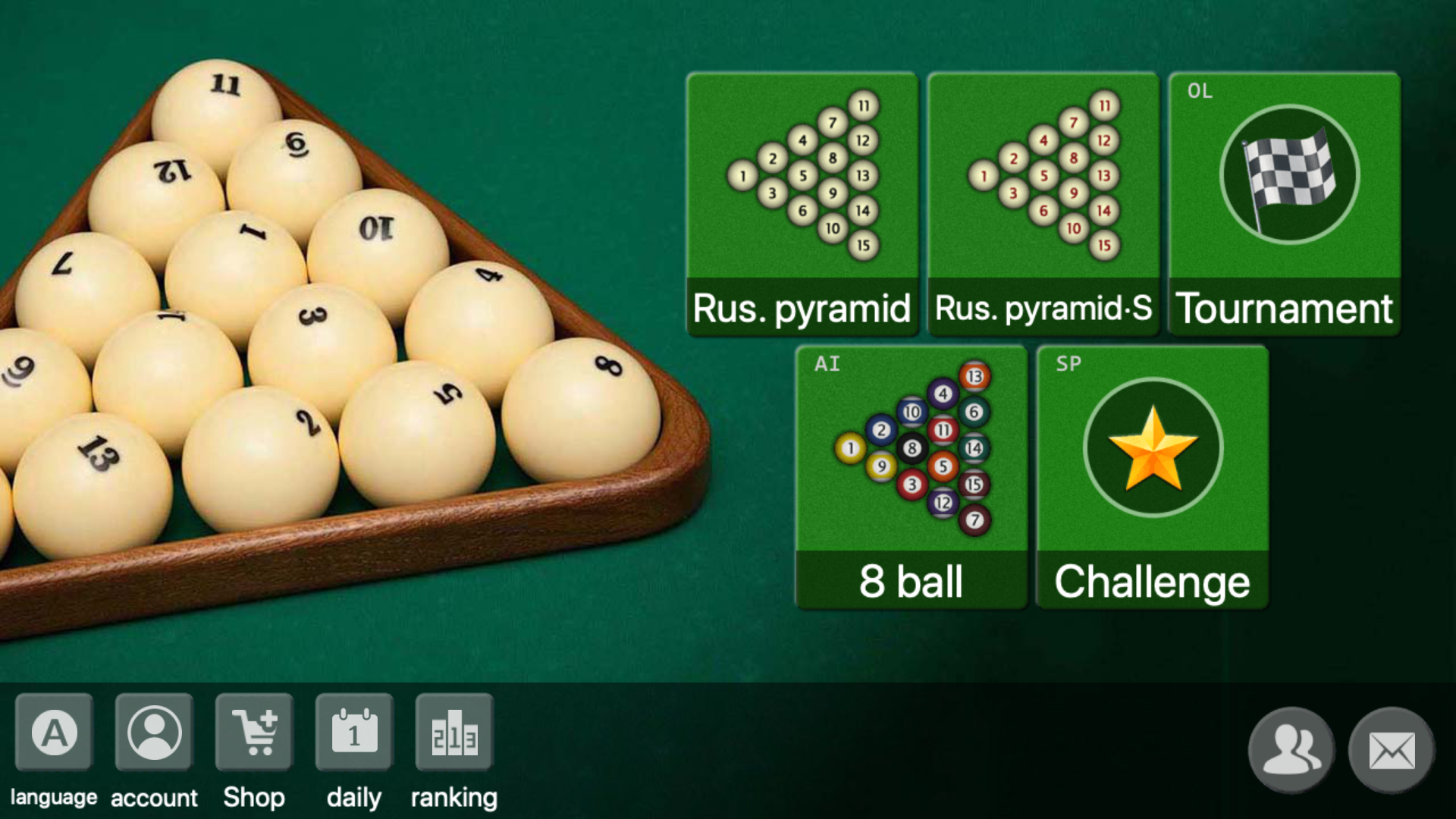 اسکرین شات 1 بازی russian billiards 2025