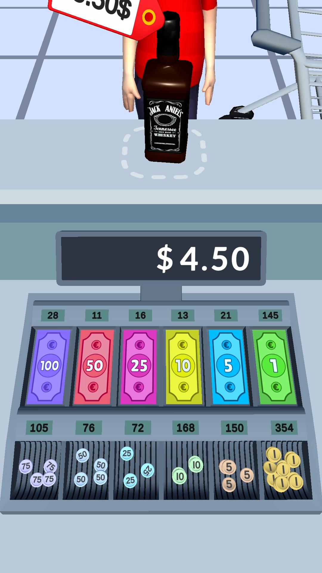 اسکرین شات 3 بازی Supermarket Store: Cashier 3D