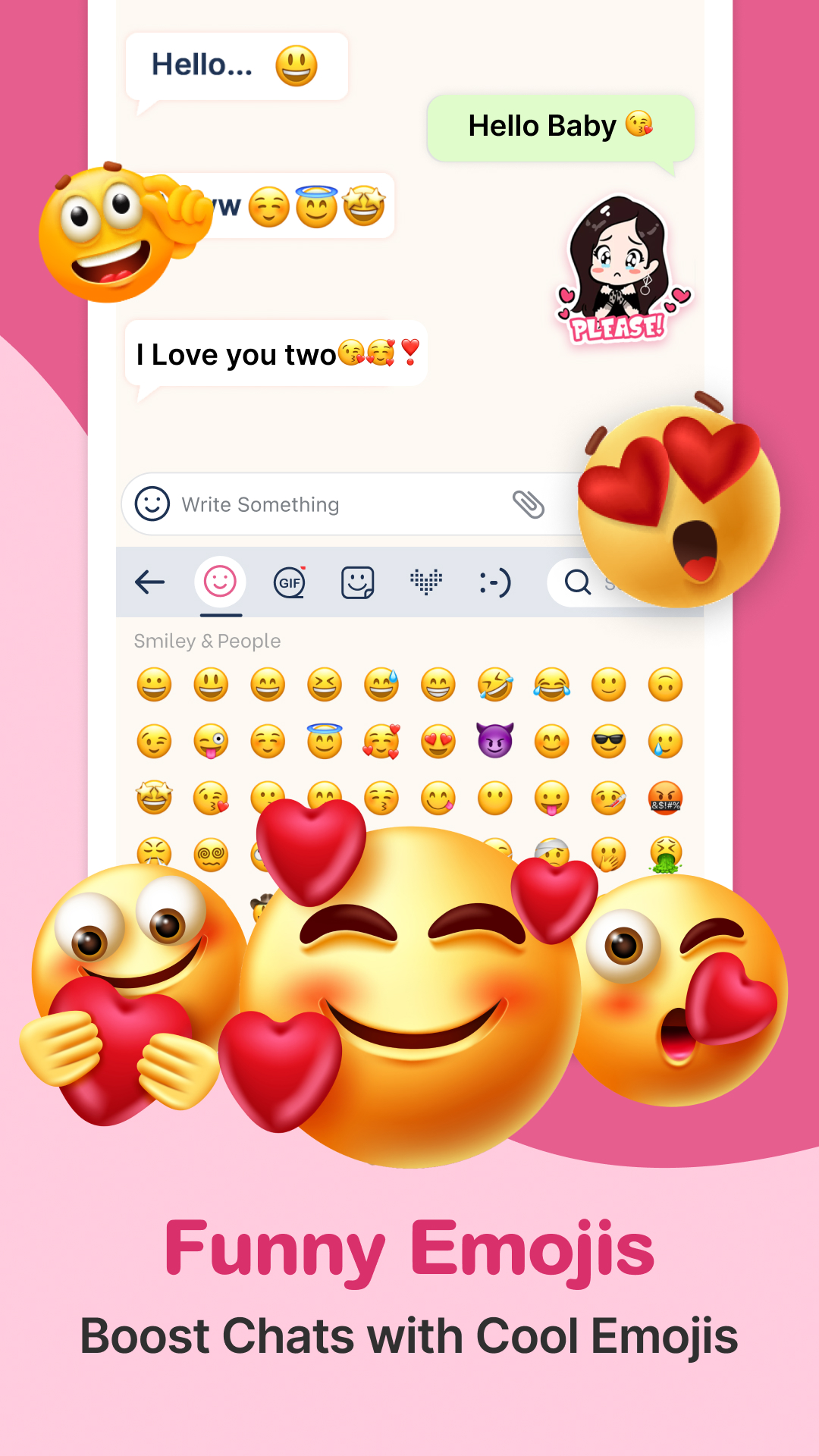 اسکرین شات 3 برنامه Love Keyboard - Neon Themes