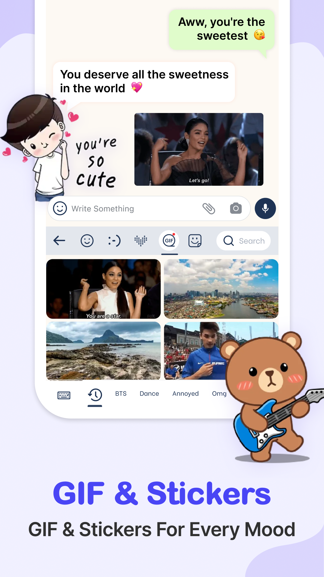 اسکرین شات 6 برنامه Photo Keyboard themes, Font