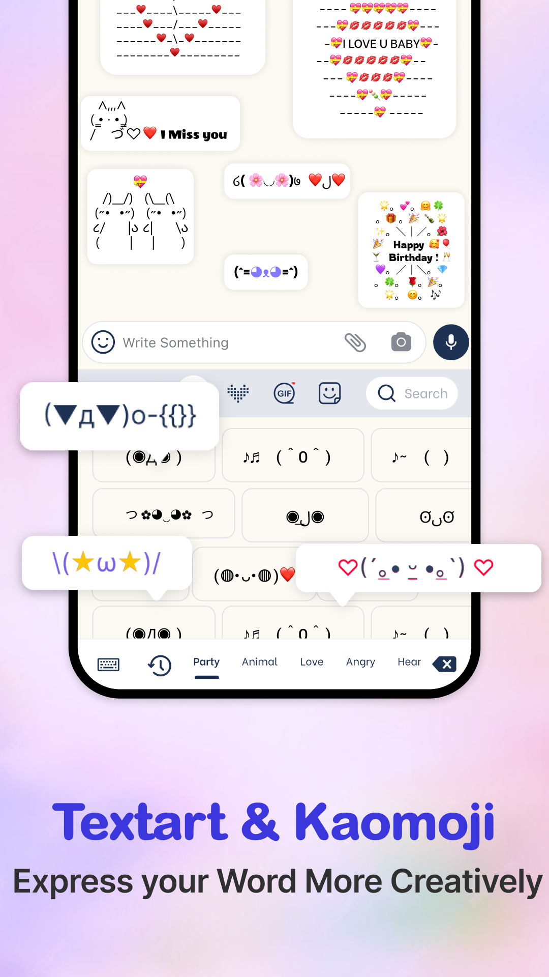 اسکرین شات 4 برنامه Photo Keyboard Themes, Emojis