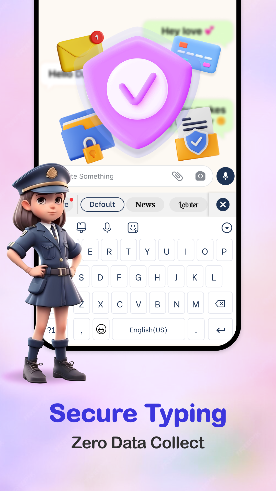 اسکرین شات 8 برنامه Photo Keyboard Themes, Emojis