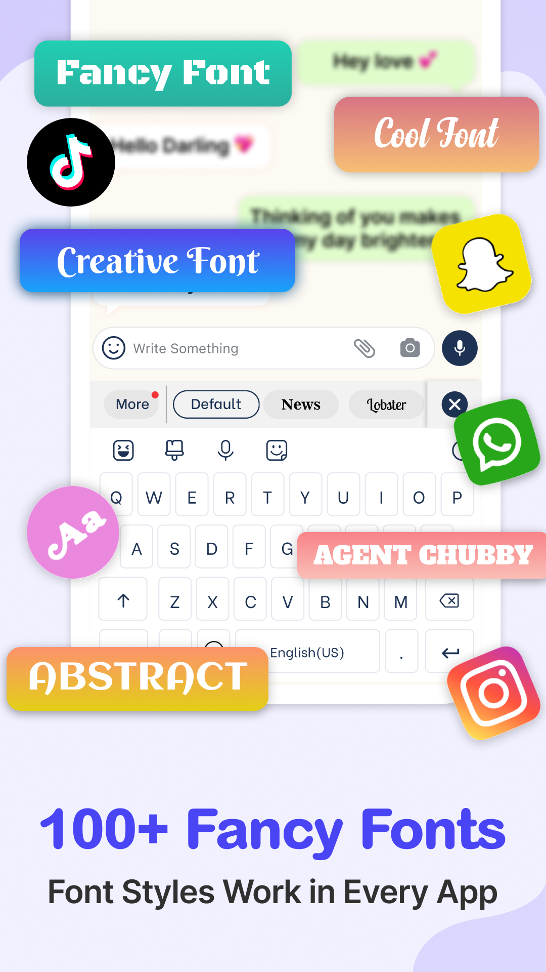 اسکرین شات 4 برنامه Photo Keyboard themes, Font