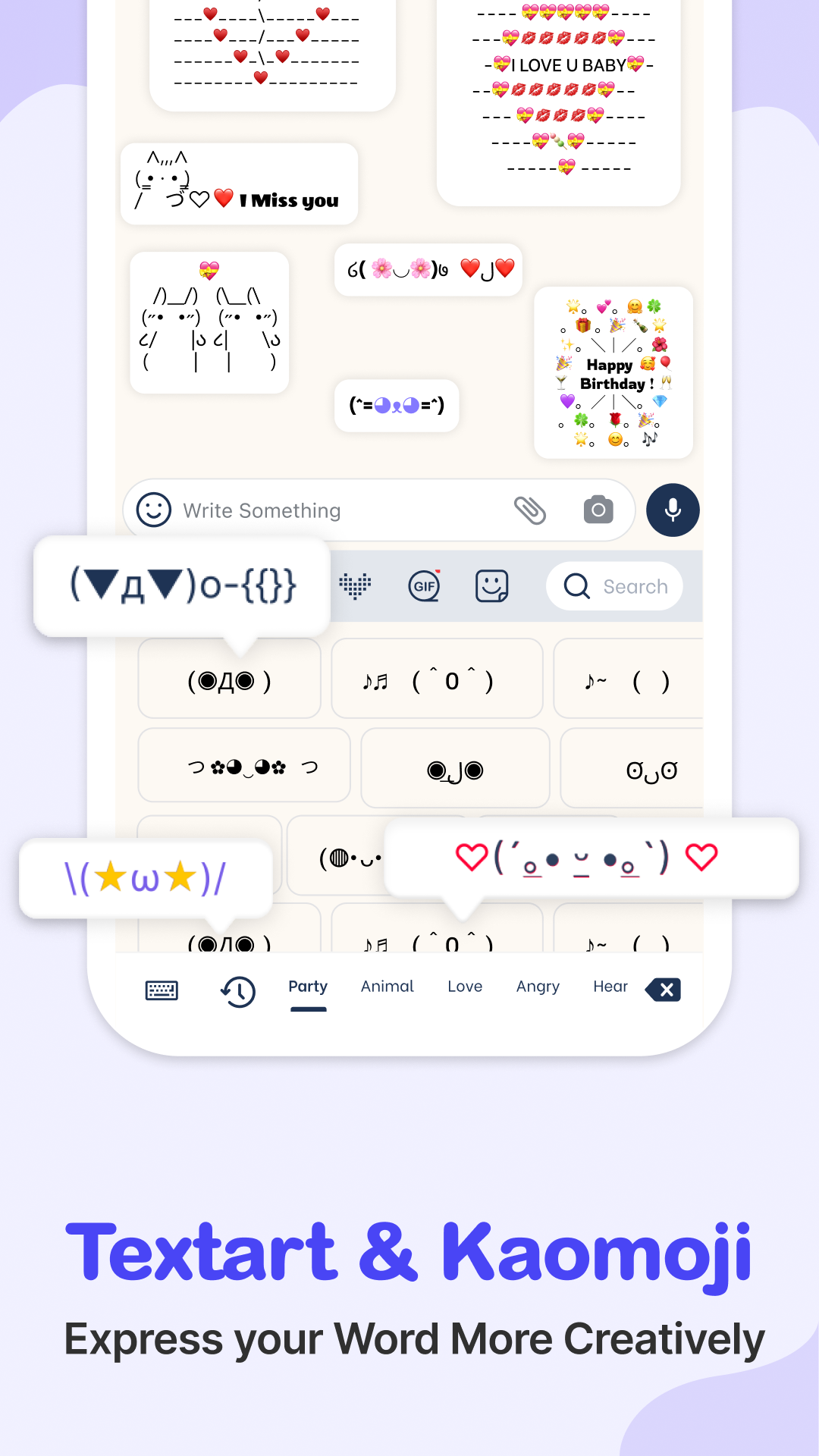 اسکرین شات 3 برنامه Photo Keyboard themes, Font