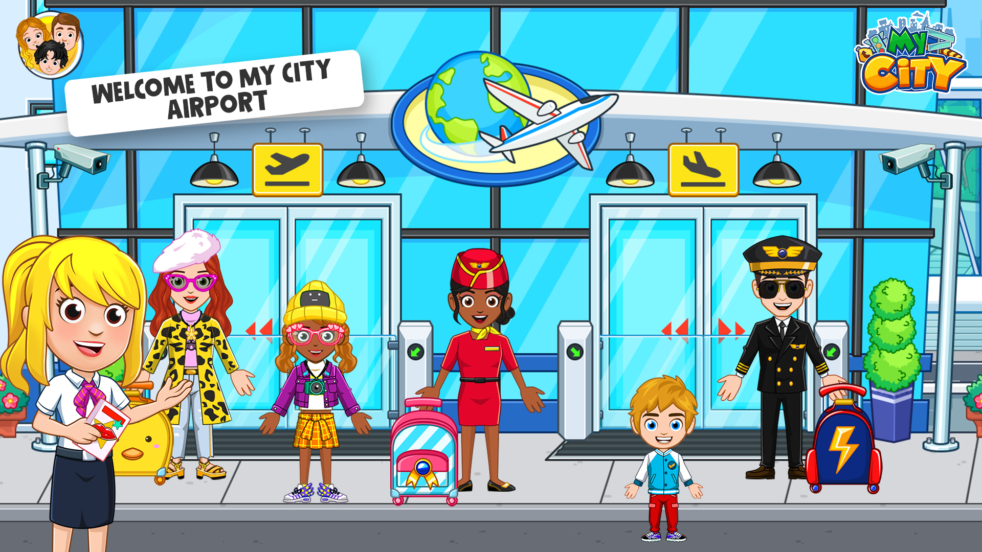 اسکرین شات 1 بازی My City : Airport