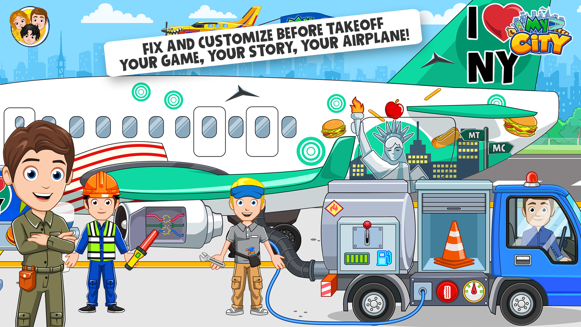اسکرین شات 5 بازی My City : Airport