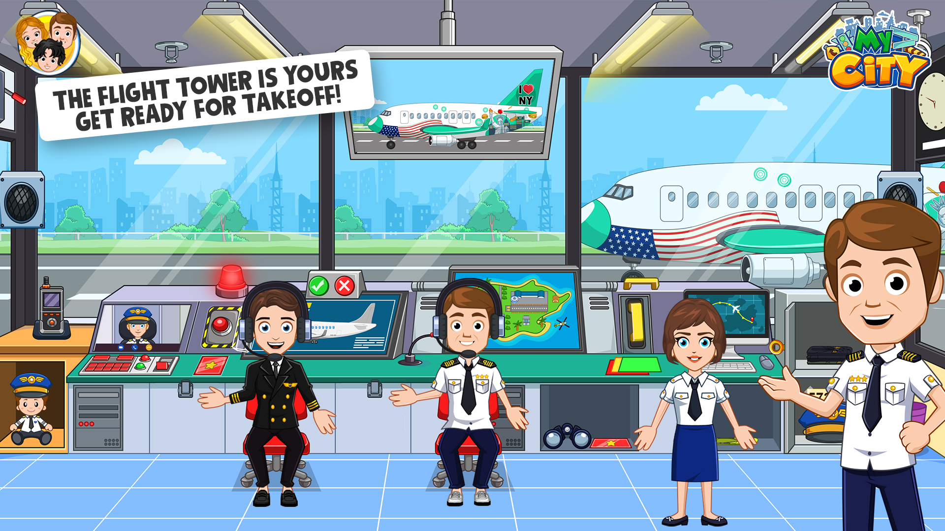 اسکرین شات 6 بازی My City : Airport