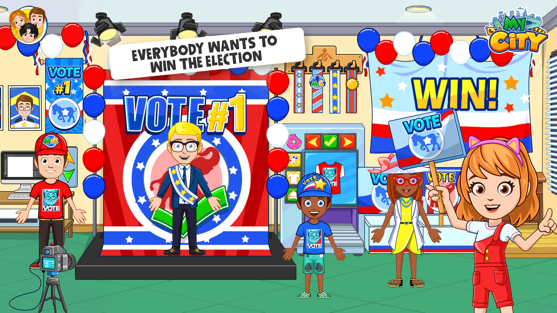 اسکرین شات 3 بازی My City : Election Day