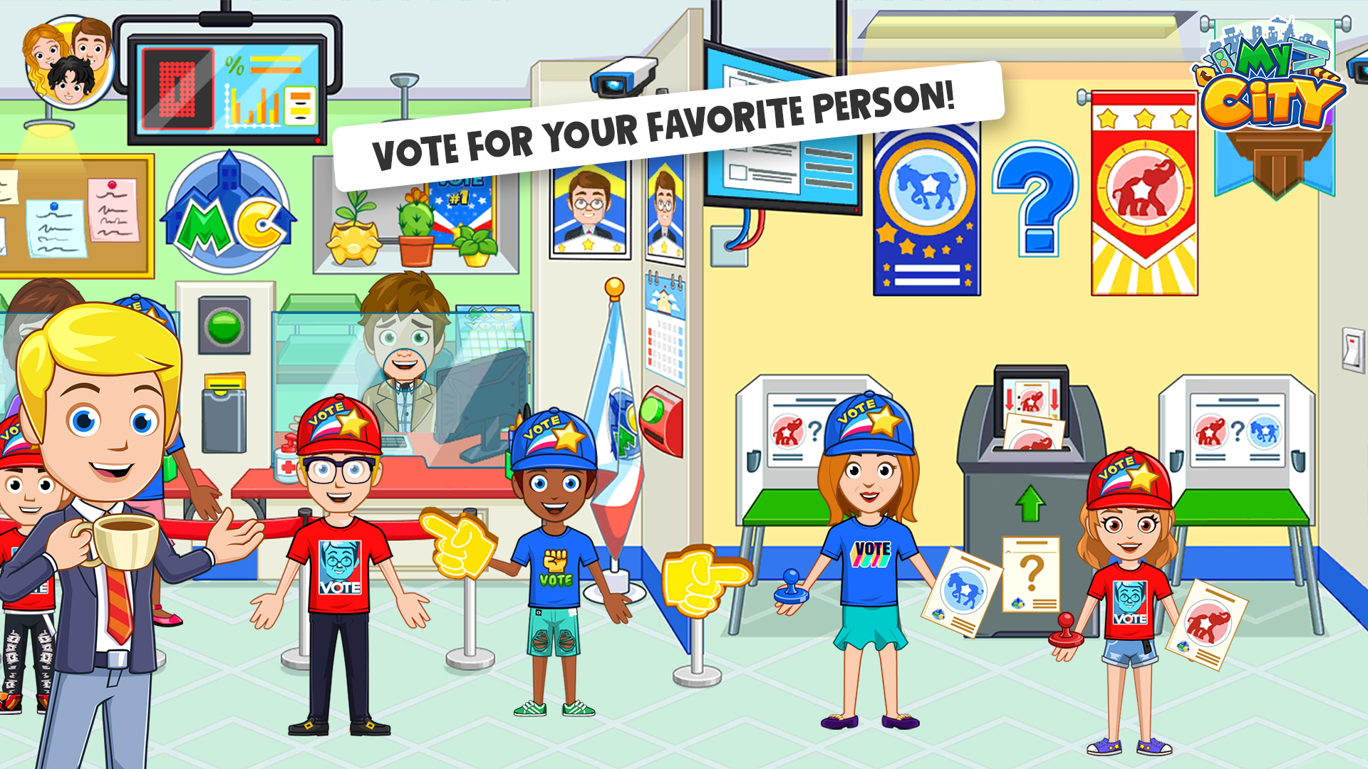 اسکرین شات 2 بازی My City : Election Day