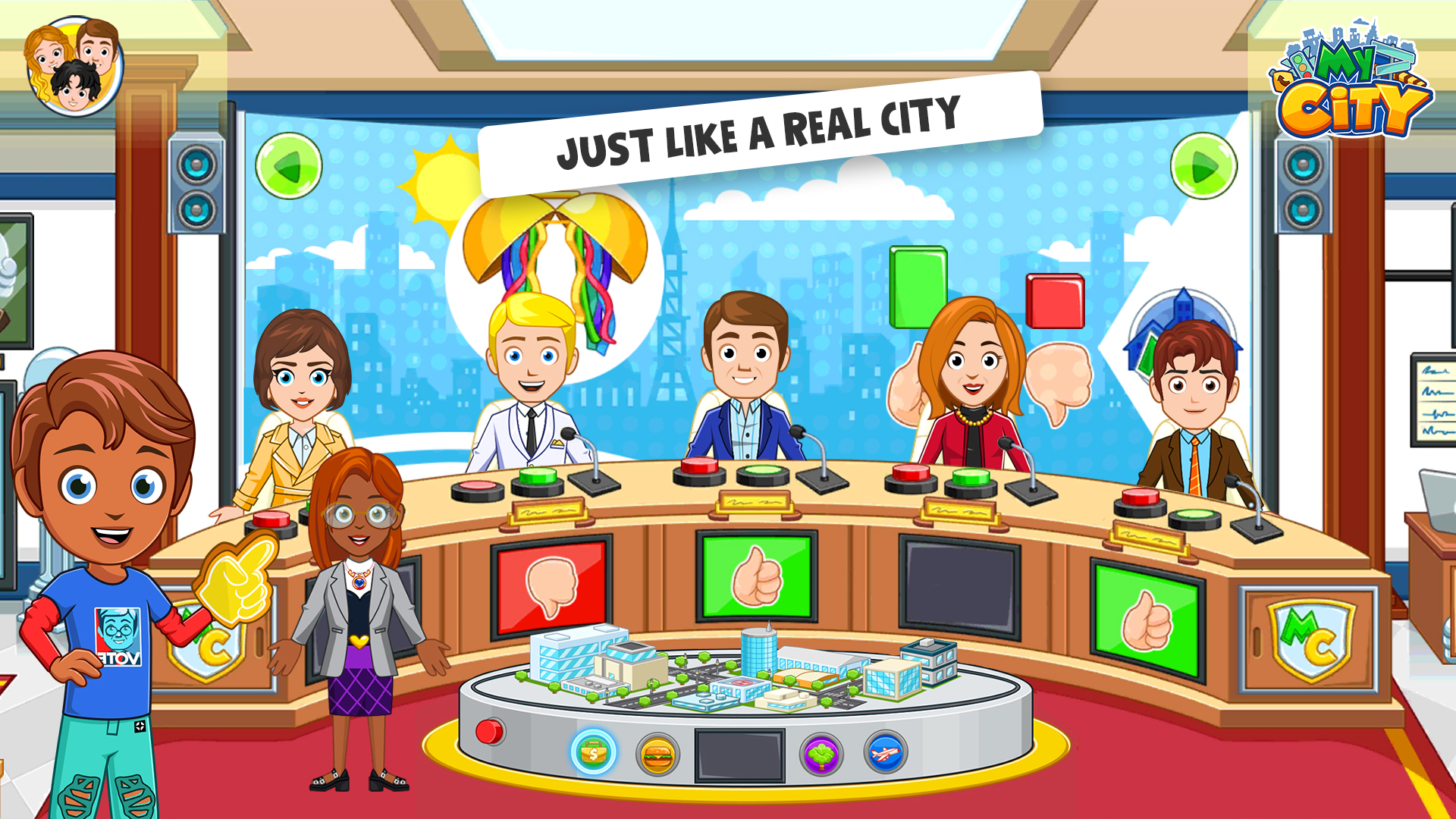 اسکرین شات 4 بازی My City : Election Day